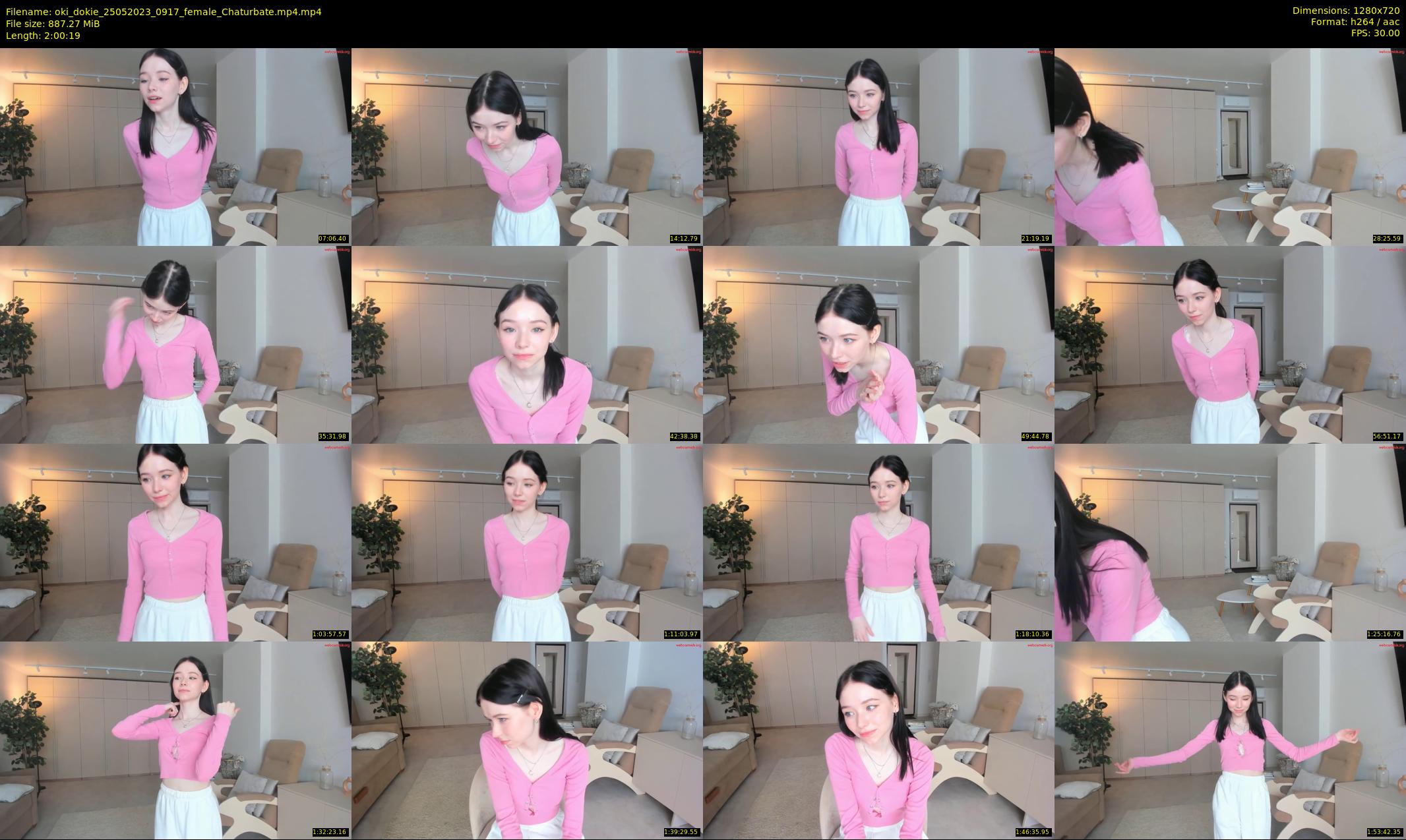 oki_dokie — 121 minute Chaturbate female cam show recording, 720p, May 25, 2023