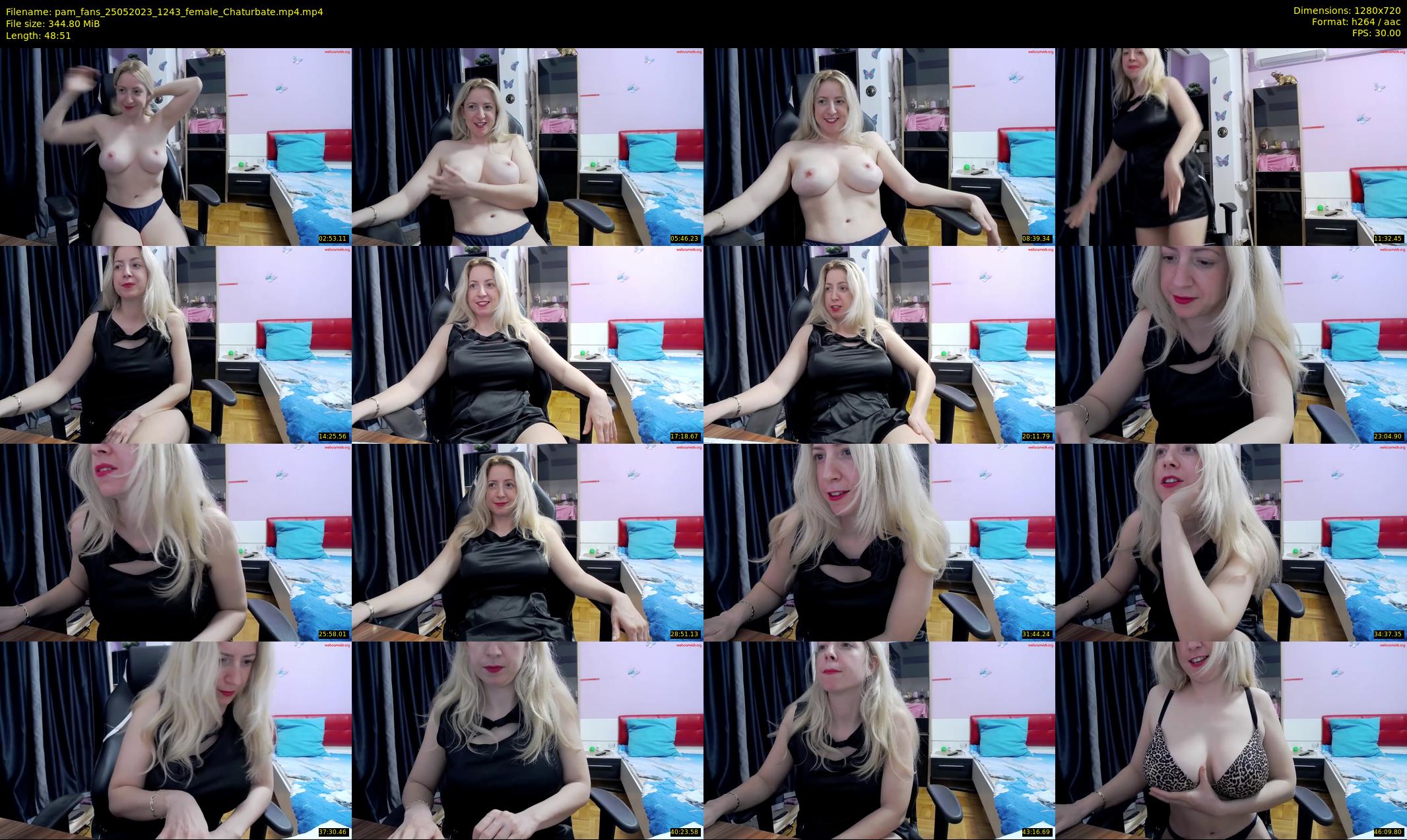 pam_fans — 49 minute Chaturbate female cam show recording, 720p, May 25, 2023