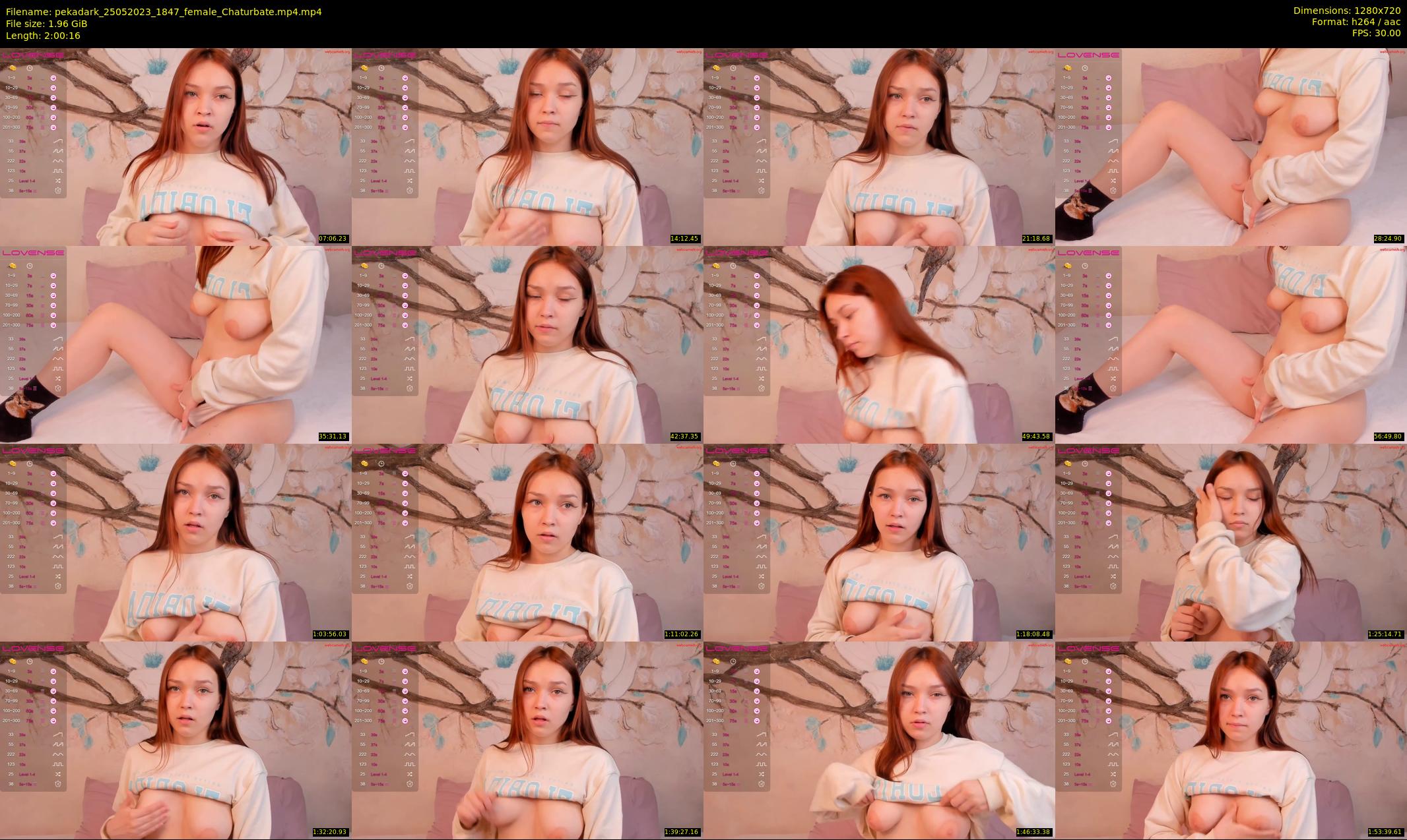 pekadark — 121 minute Chaturbate female cam show recording, 720p, May 25, 2023
