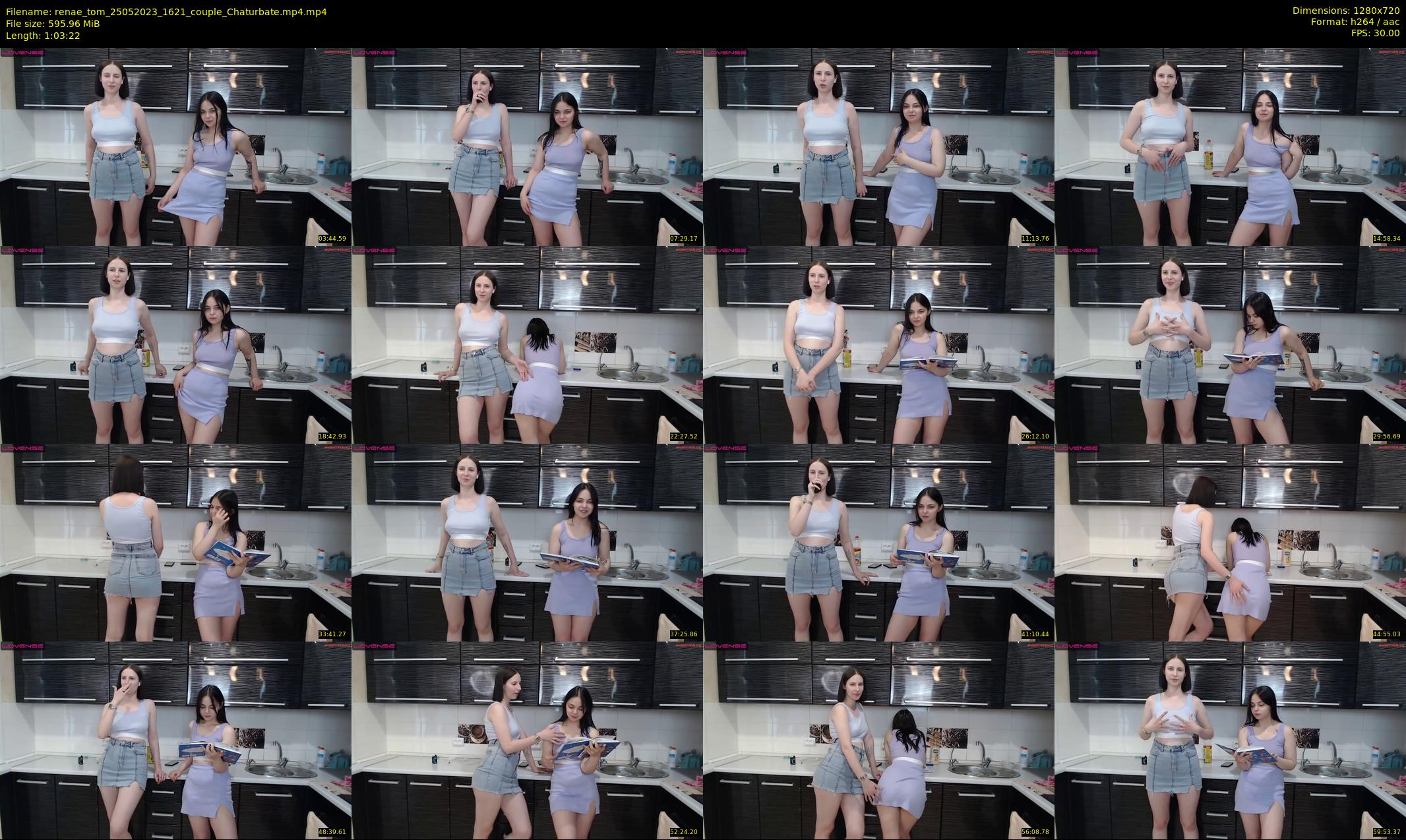 renae_tom — 64 minute Chaturbate couple cam show recording, 720p, May 25, 2023