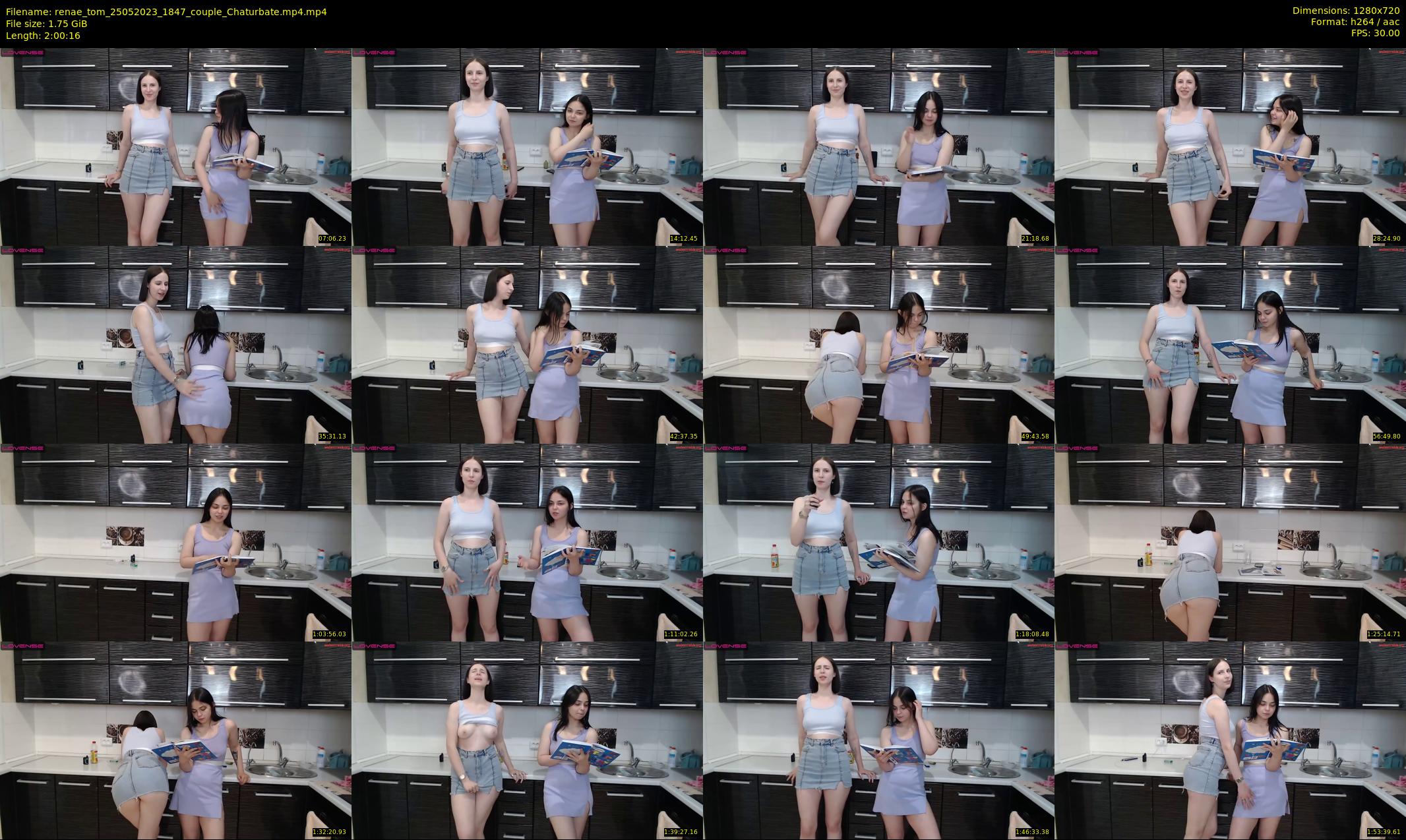 renae_tom — 121 minute Chaturbate couple cam show recording, 720p, May 25, 2023