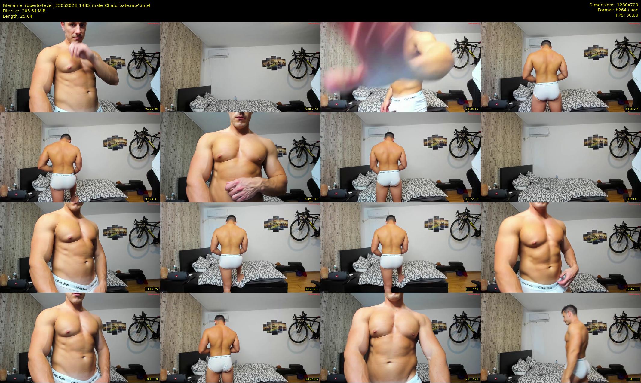 roberto4ever — 26 minute Chaturbate male cam show recording, 720p, May 25, 2023