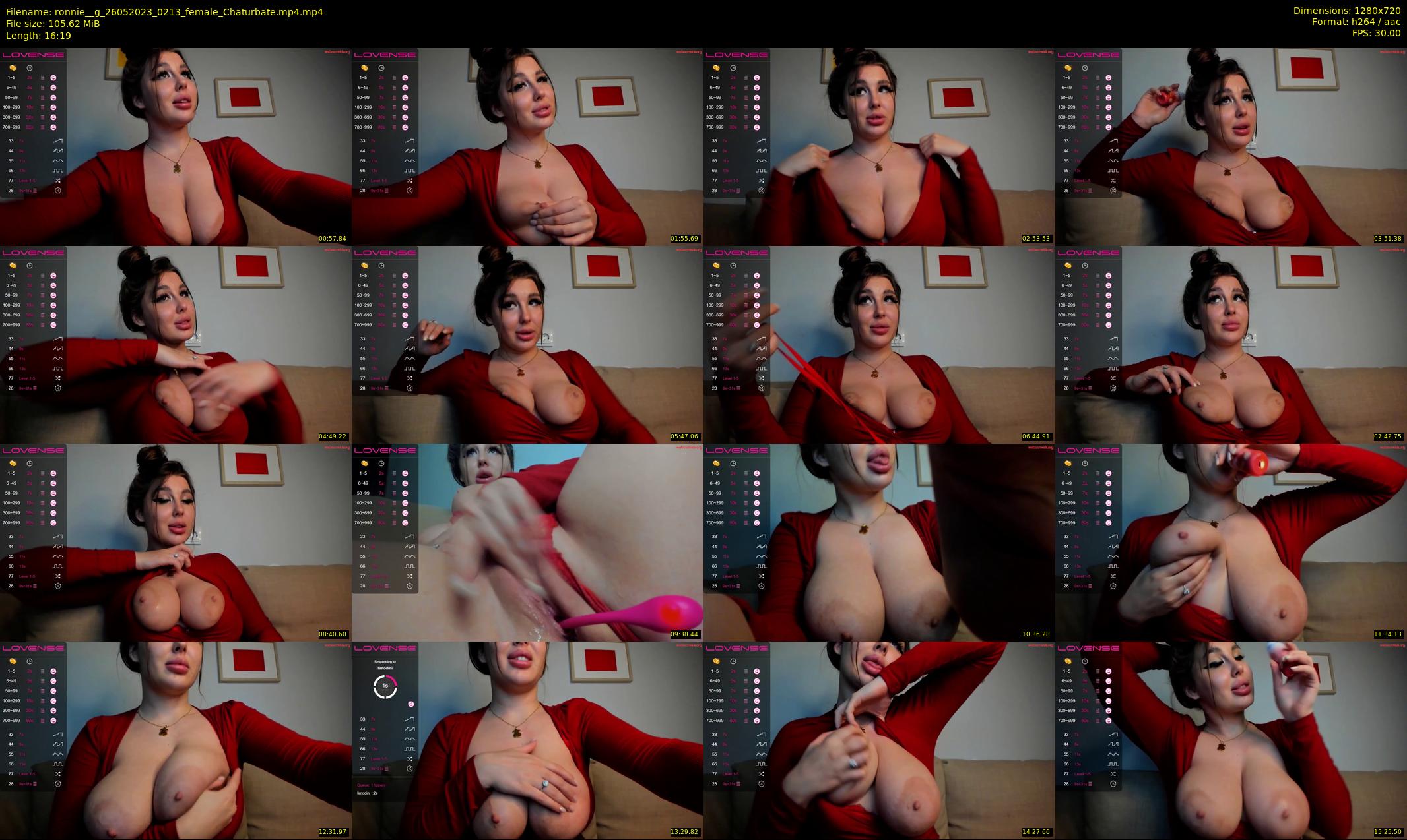 ronnie__g — 17 minute Chaturbate female cam show recording, 720p, May 26, 2023