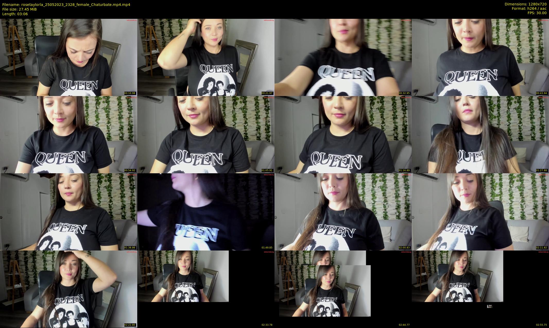 rosetaylorla — 4 minute Chaturbate female cam show recording, 720p, May 25, 2023