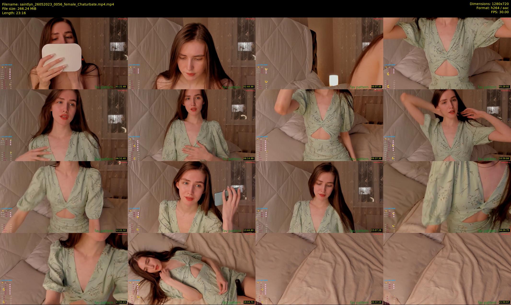saintlyn — 24 minute Chaturbate female cam show recording, 720p, May 26, 2023