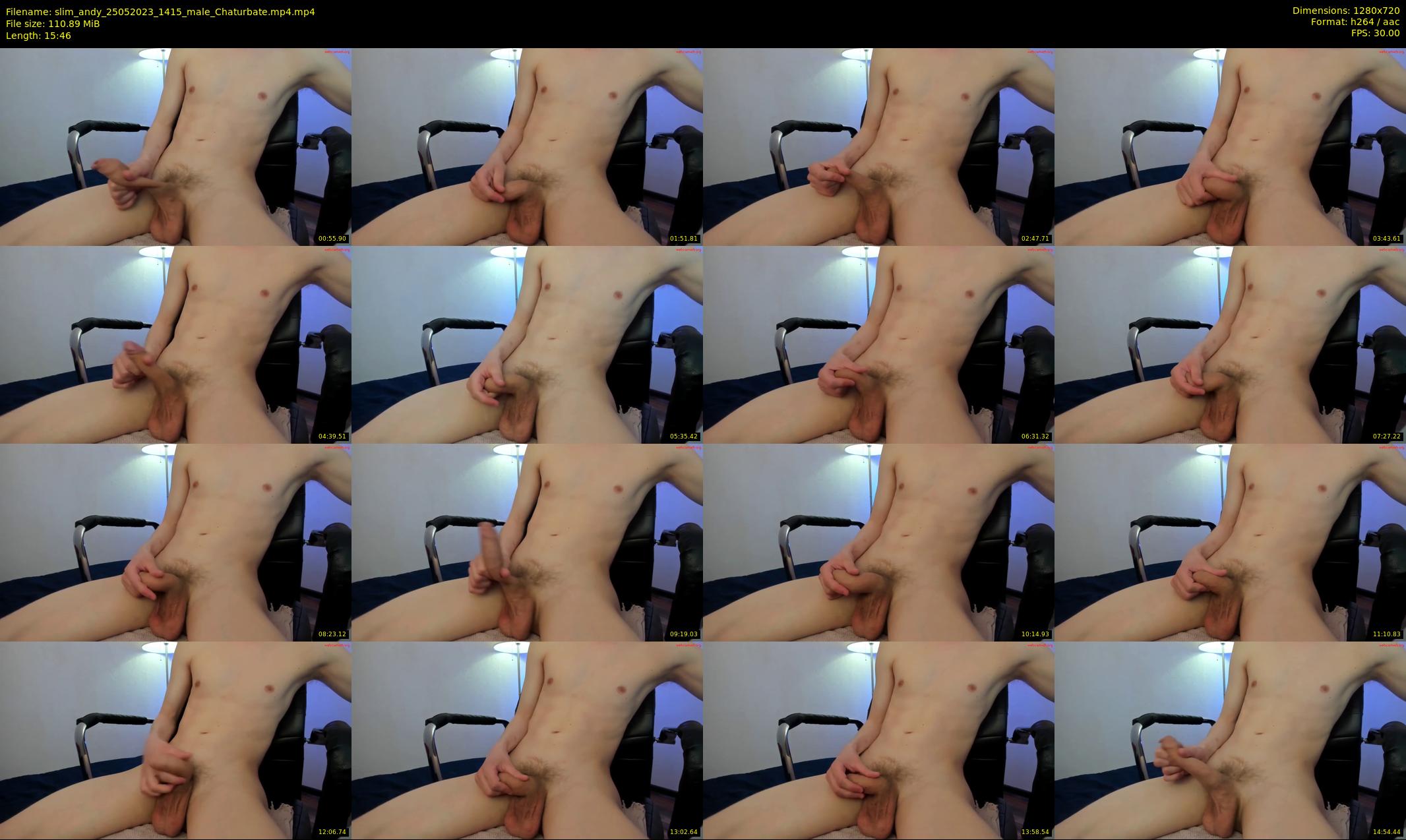 slim_andy — 16 minute Chaturbate male cam show recording, 720p, May 25, 2023