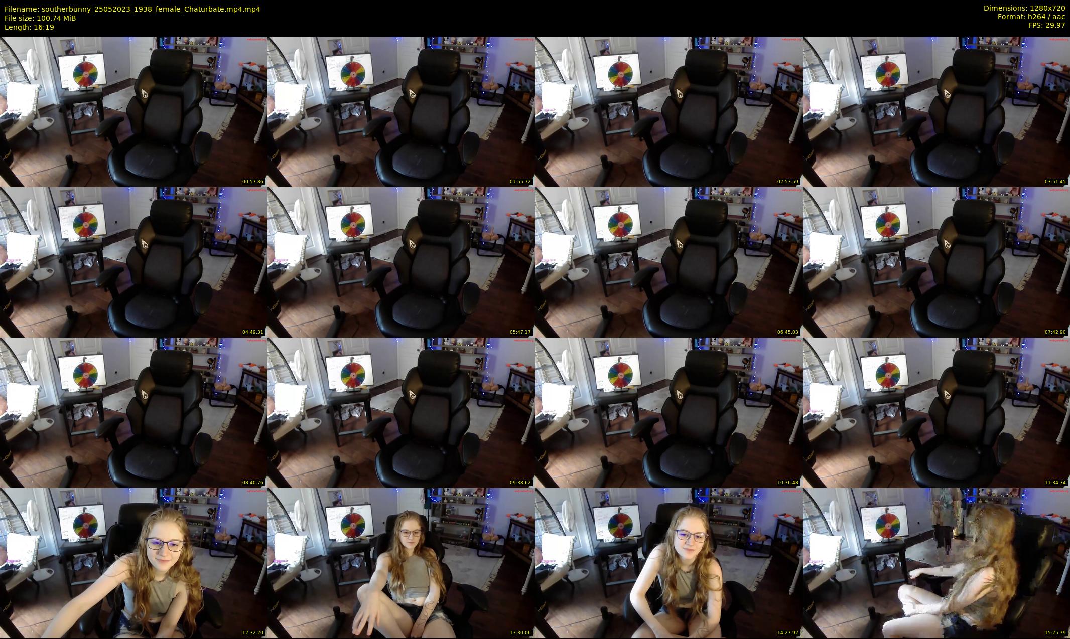 southerbunny — 17 minute Chaturbate female cam show recording, 720p, May 25, 2023