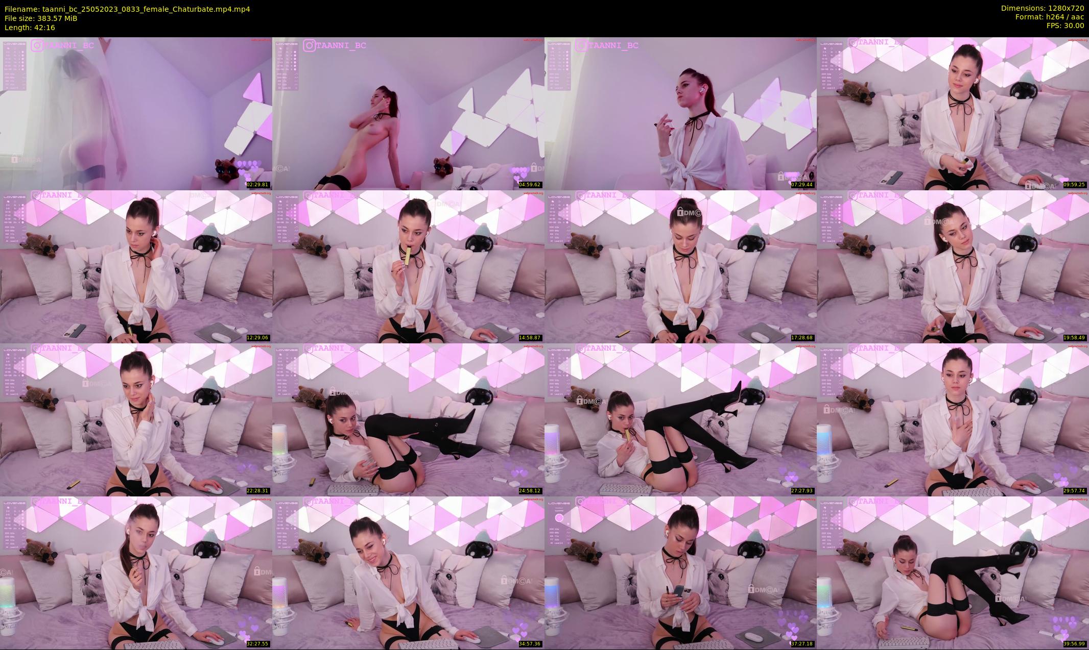 taanni_bc — 43 minute Chaturbate female cam show recording, 720p, May 25, 2023