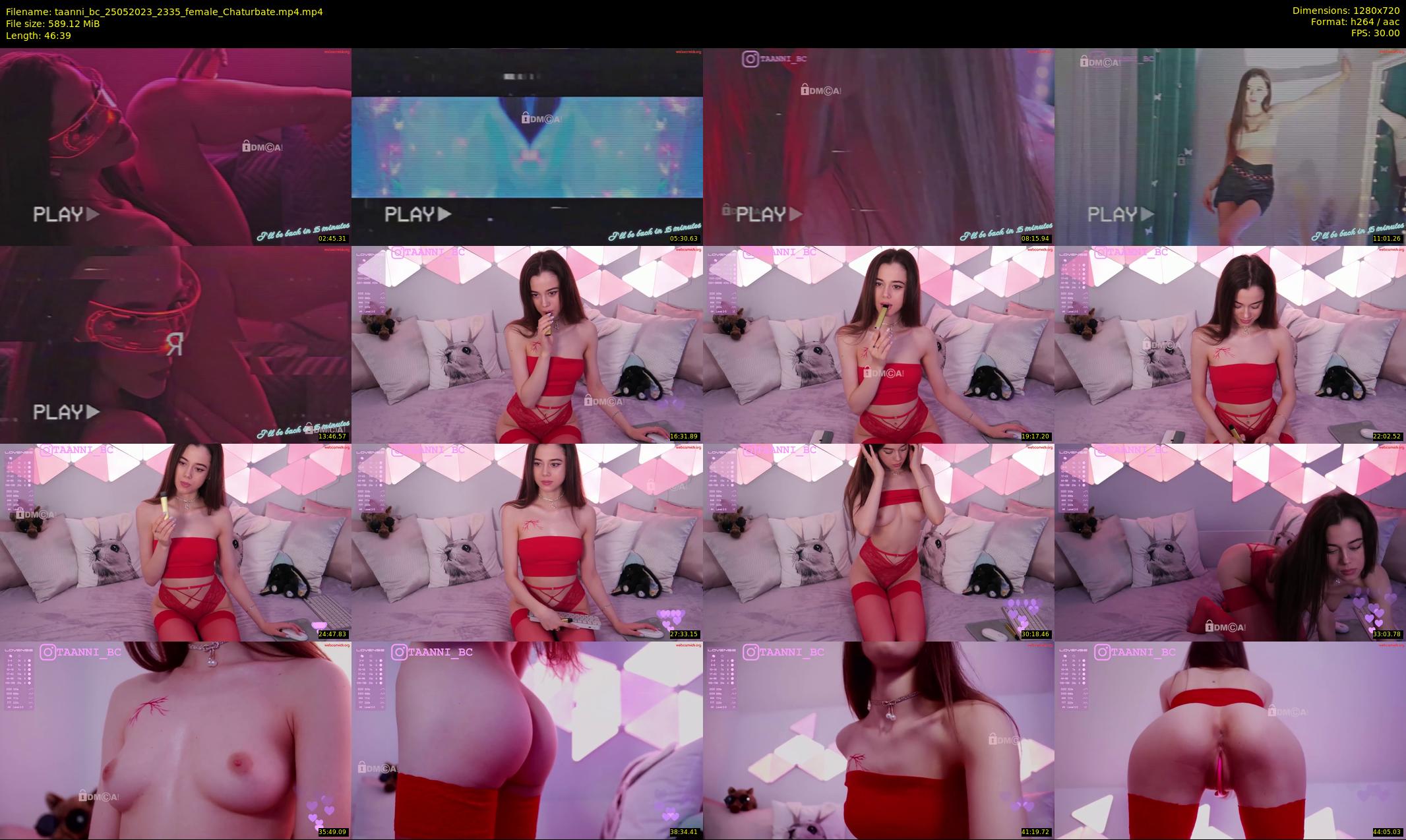 taanni_bc — 47 minute Chaturbate female cam show recording, 720p, May 25, 2023
