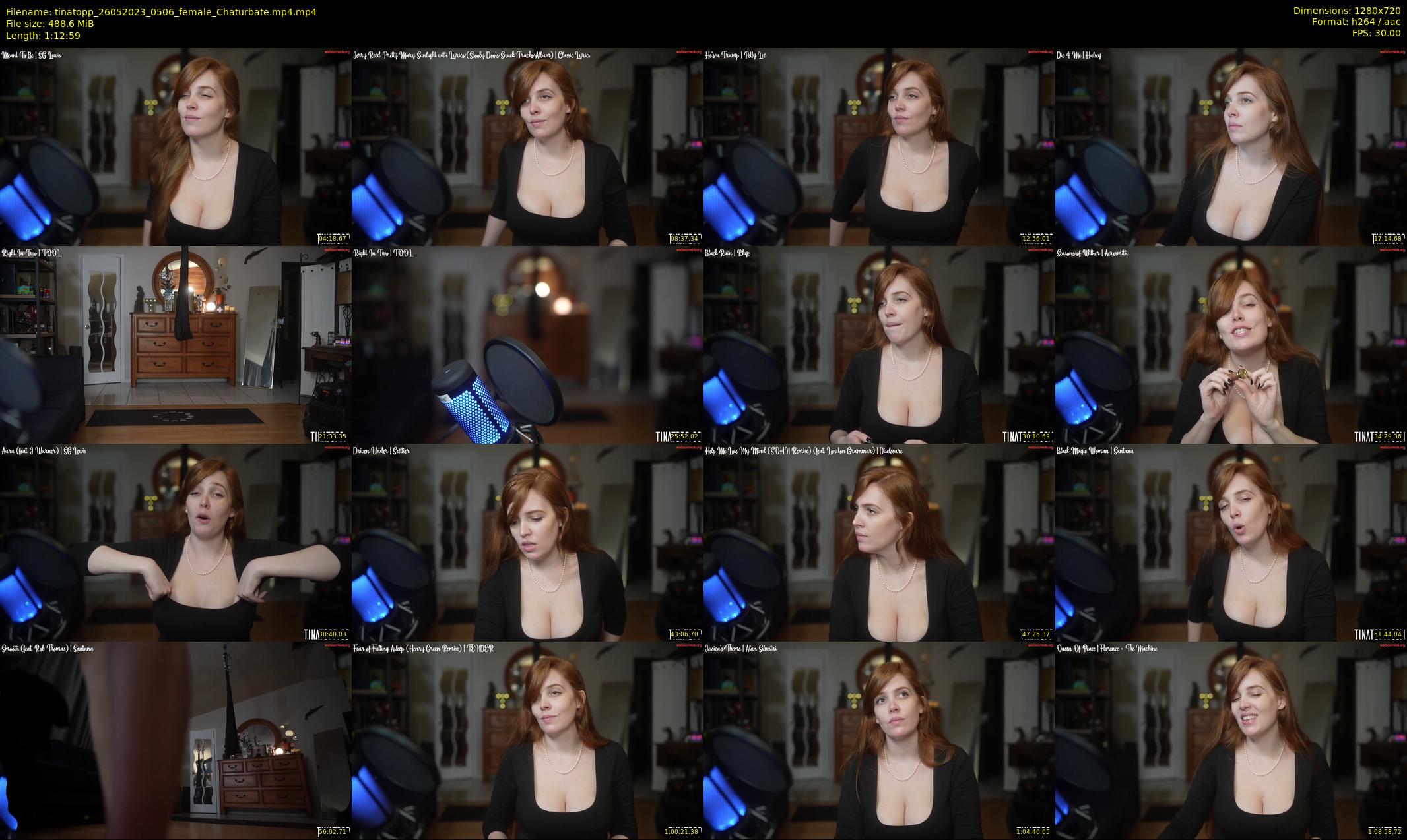 tinatopp — 73 minute Chaturbate female cam show recording, 720p, May 26, 2023