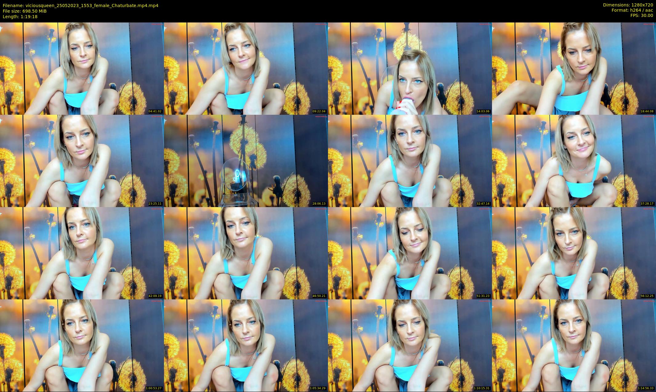 viciousqueen — 80 minute Chaturbate female cam show recording, 720p, May 25, 2023