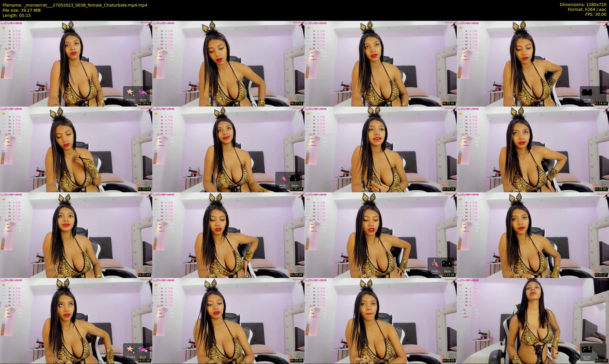 _monserrat__ — 6 minute Chaturbate female cam show recording, 720p, May 27, 2023