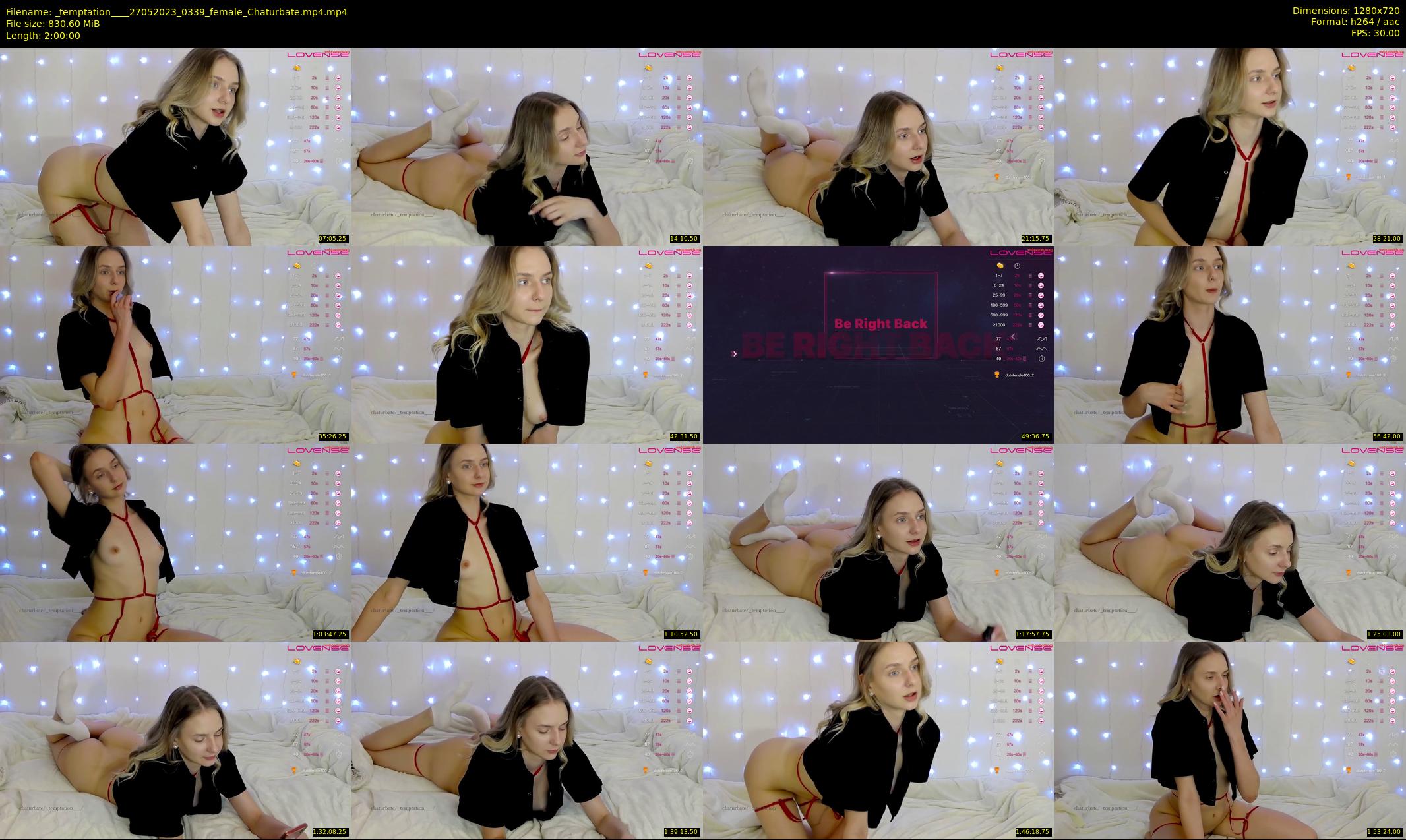 _temptation___ — 120 minute Chaturbate female cam show recording, 720p, May 27, 2023