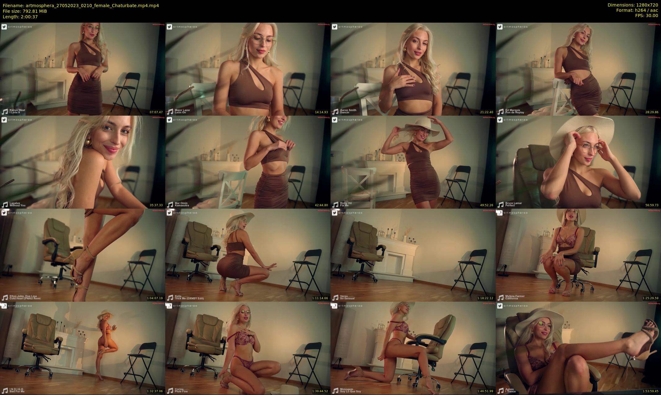 artmosphera — 121 minute Chaturbate female cam show recording, 720p, May 27, 2023