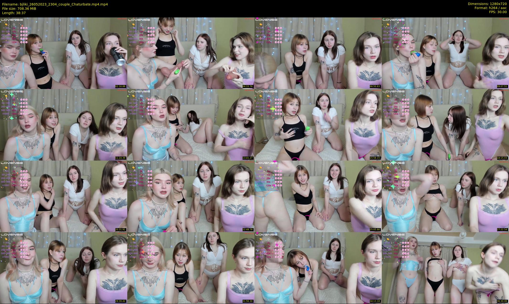 bjliki — 39 minute Chaturbate couple cam show recording, 720p, May 26, 2023