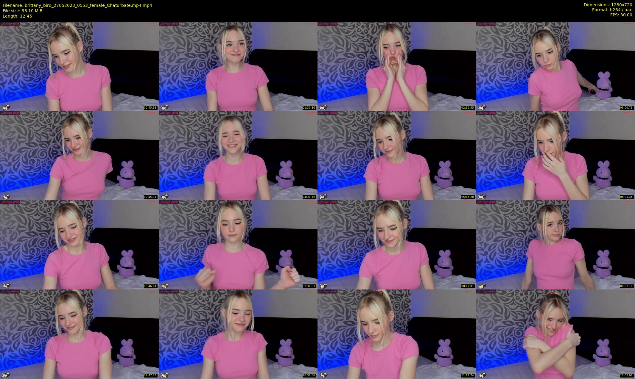 brittany_bird — 13 minute Chaturbate female cam show recording, 720p, May 27, 2023