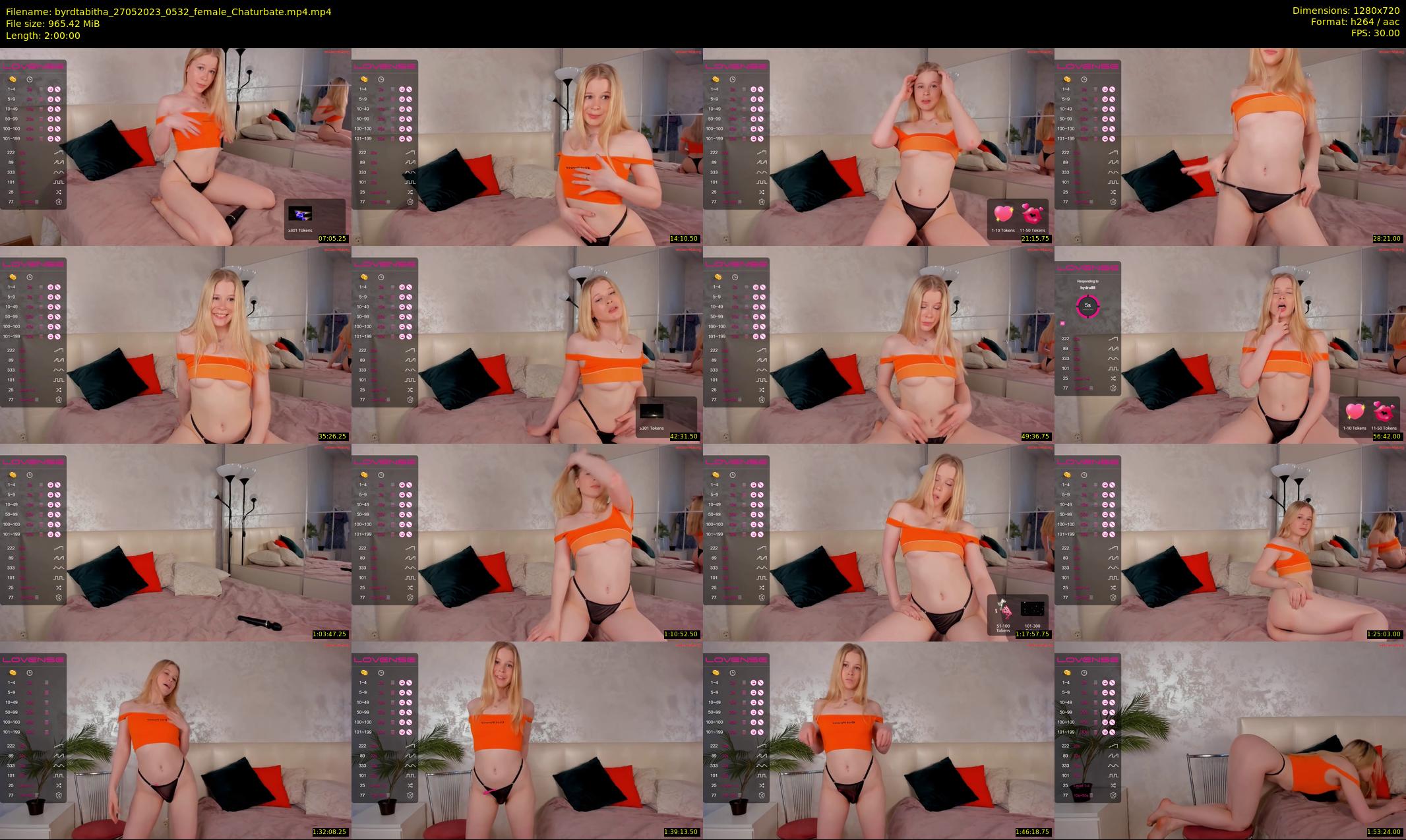 byrdtabitha — 120 minute Chaturbate female cam show recording, 720p, May 27, 2023