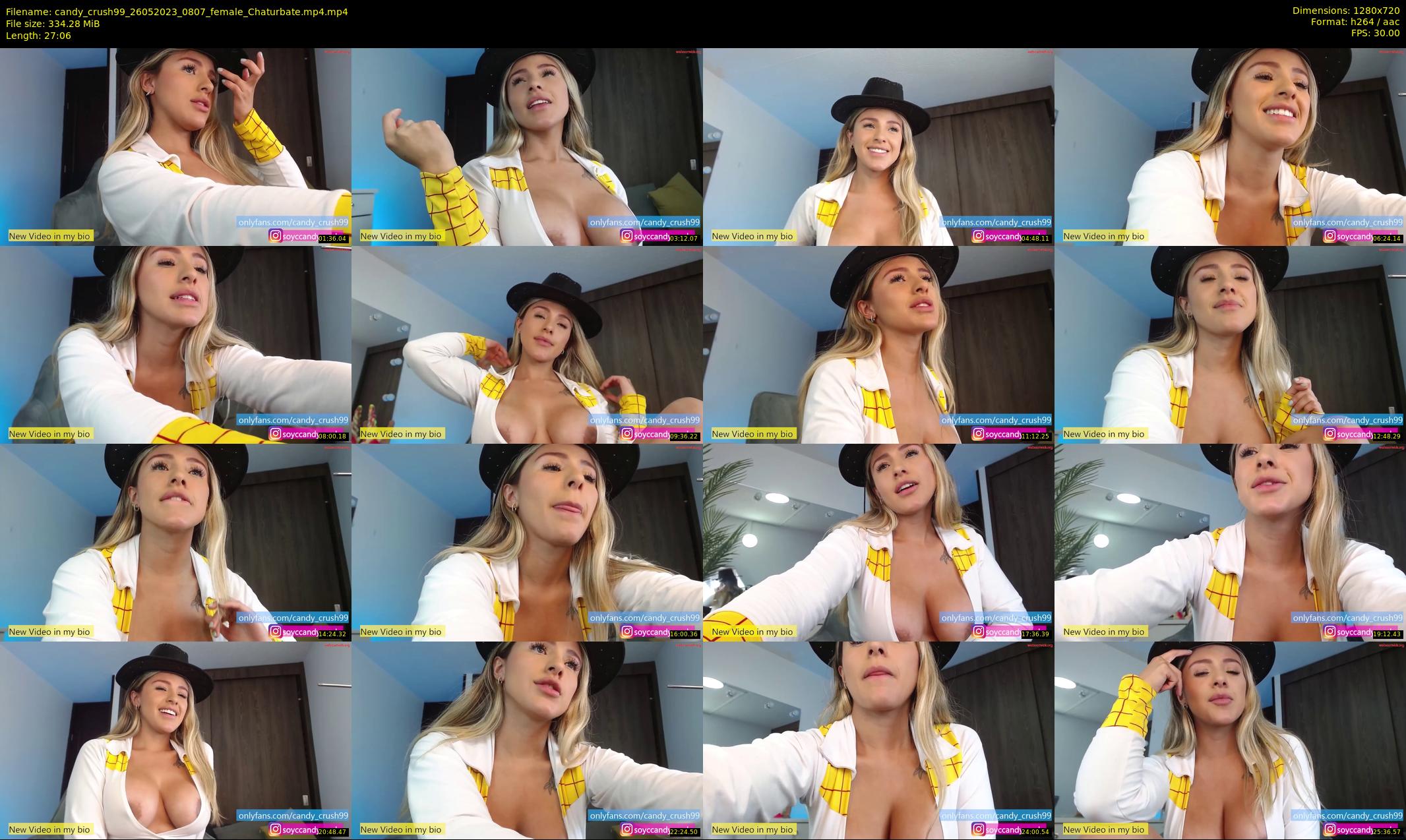candy_crush99 — 28 minute Chaturbate female cam show recording, 720p, May 26, 2023