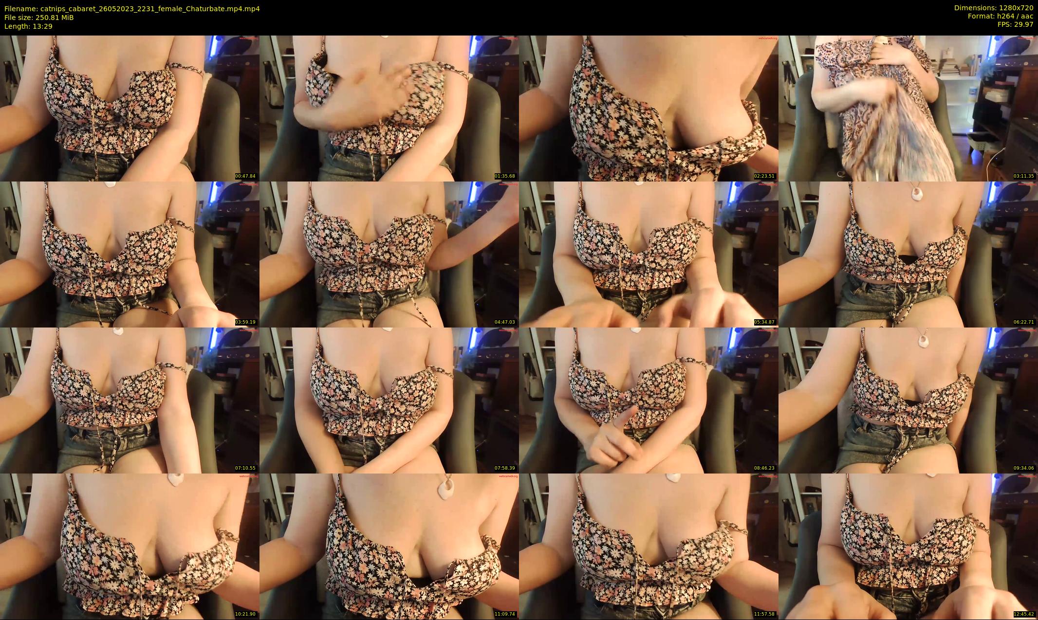 catnips_cabaret — 14 minute Chaturbate female cam show recording, 720p, May 26, 2023