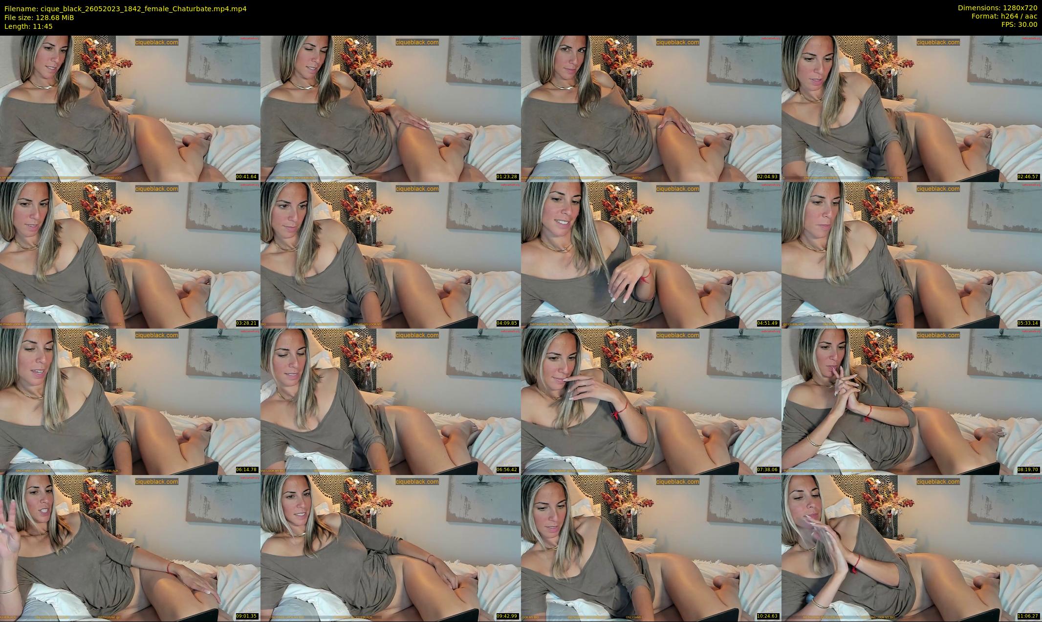 cique_black — 12 minute Chaturbate female cam show recording, 720p, May 26, 2023