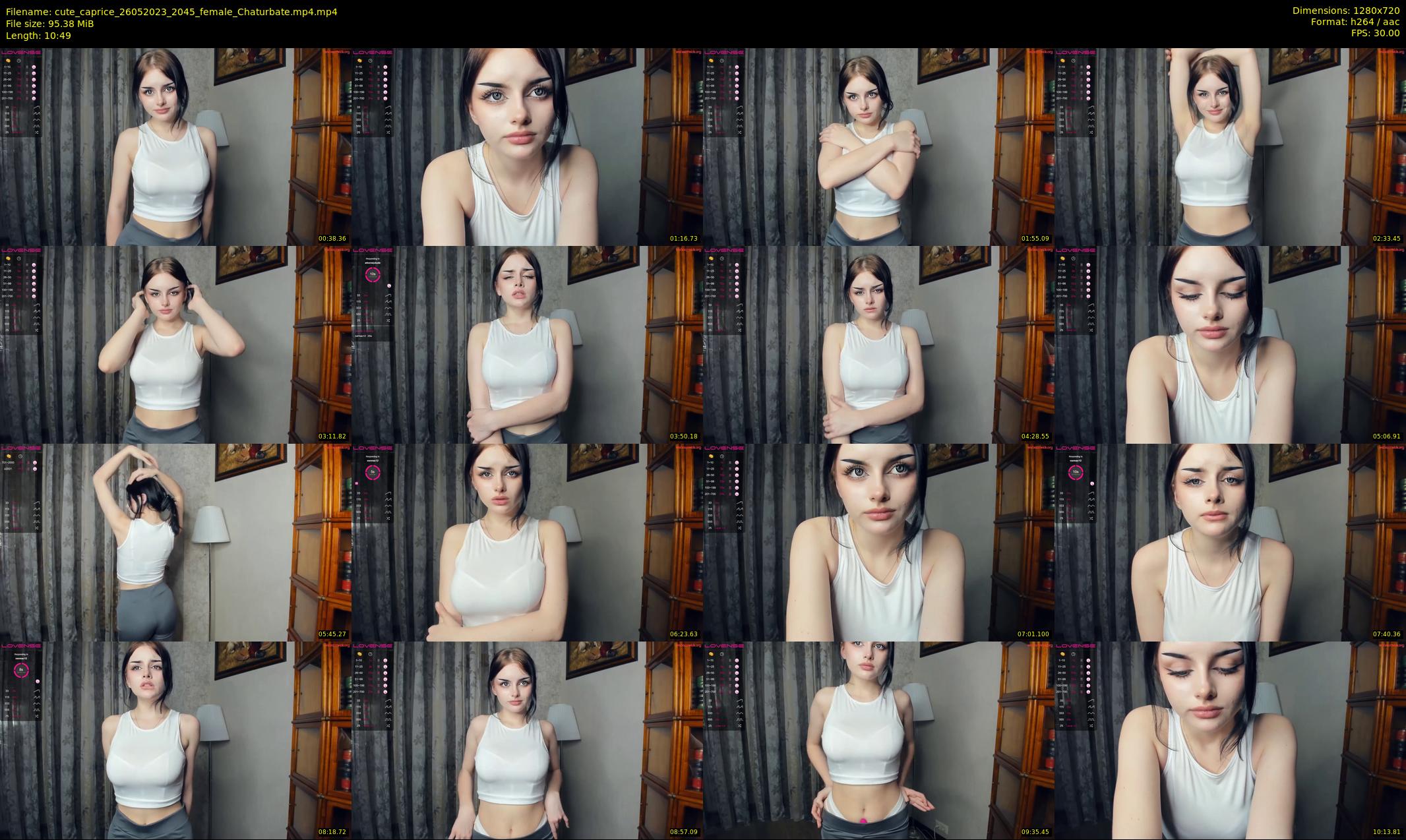 cute_caprice — 11 minute Chaturbate female cam show recording, 720p, May 26, 2023