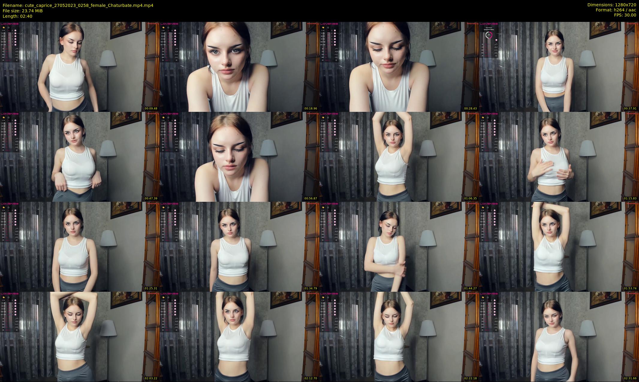 cute_caprice — 3 minute Chaturbate female cam show recording, 720p, May 27, 2023