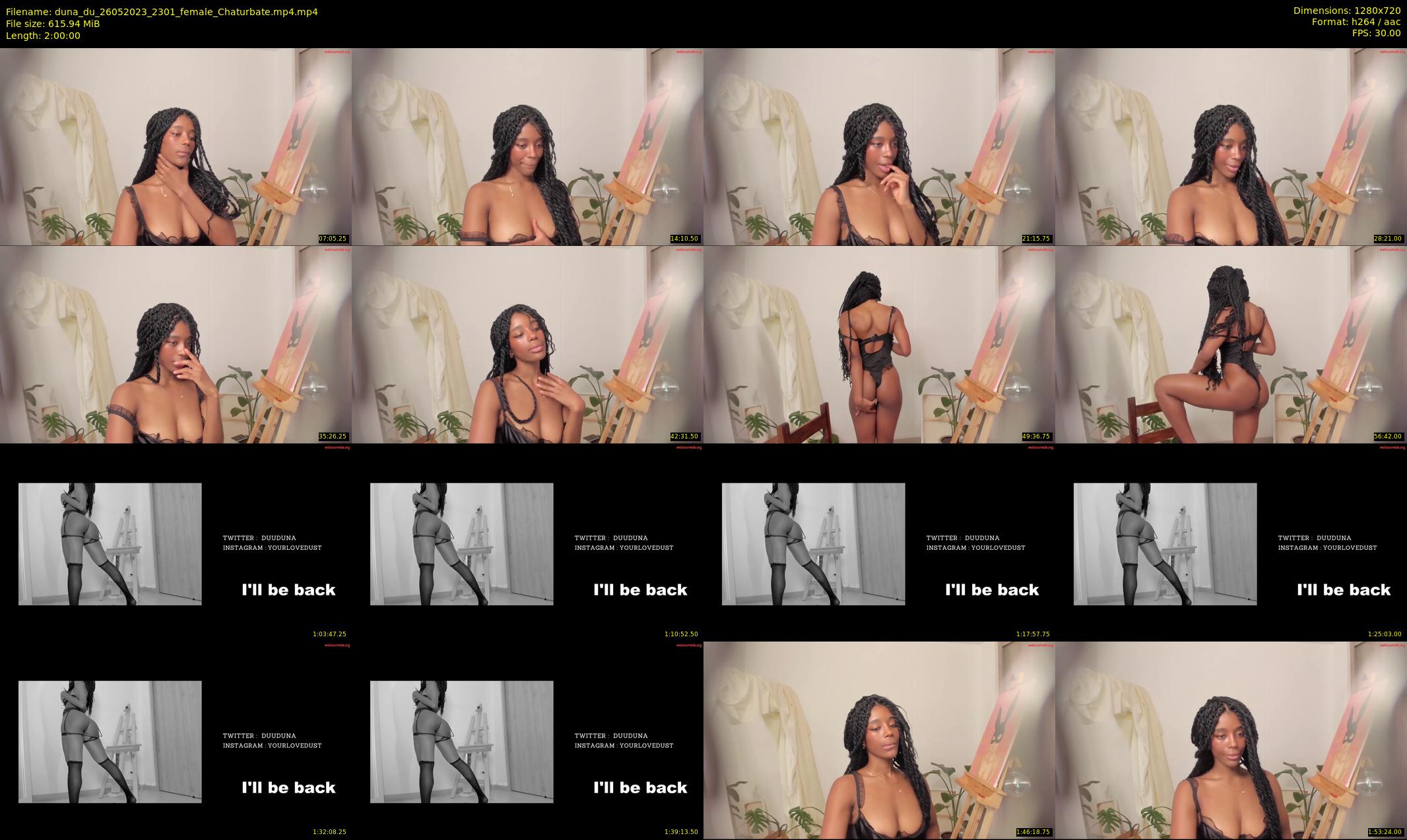 duna_du — 120 minute Chaturbate female cam show recording, 720p, May 26, 2023