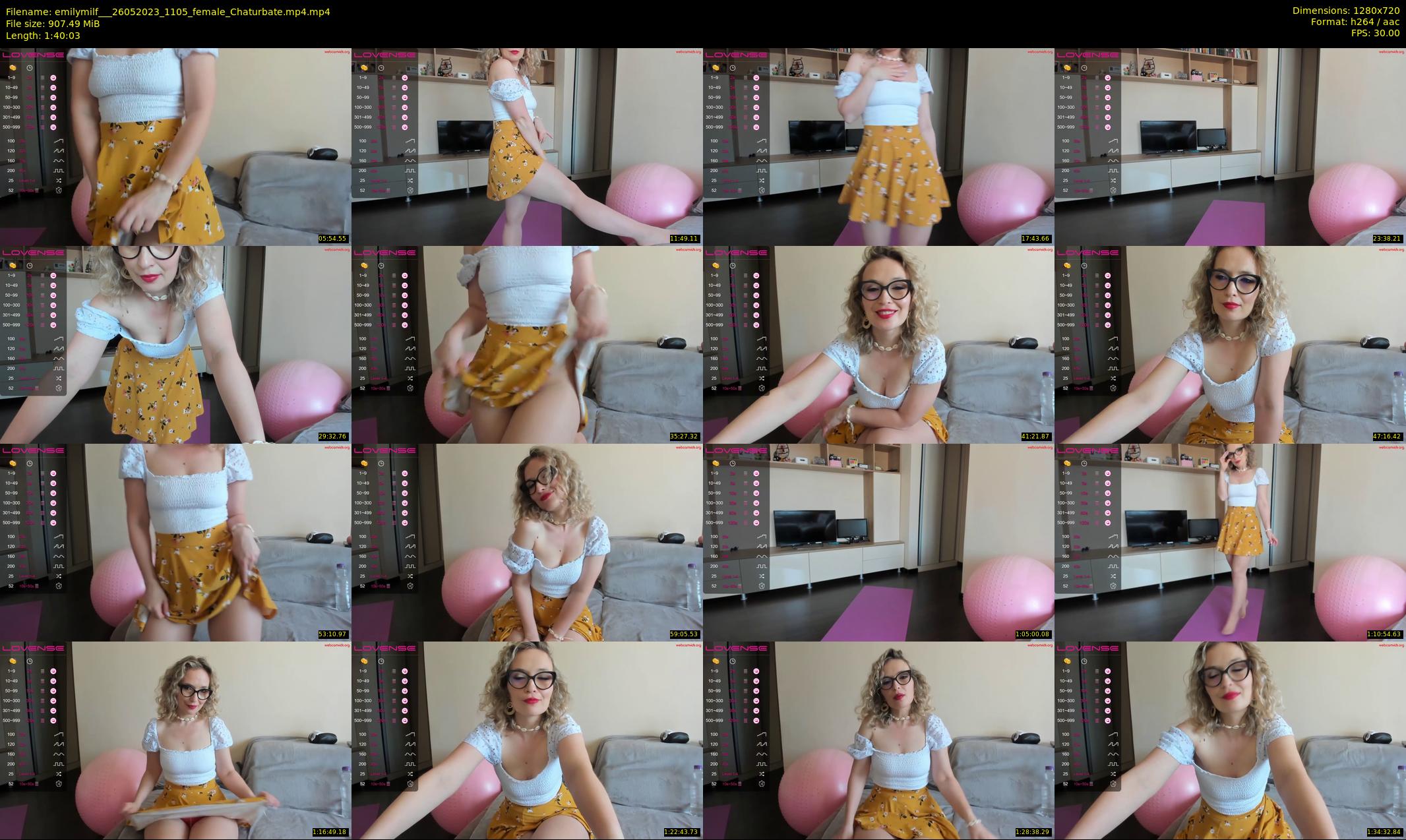 emilymilf__ — 101 minute Chaturbate female cam show recording, 720p, May 26, 2023