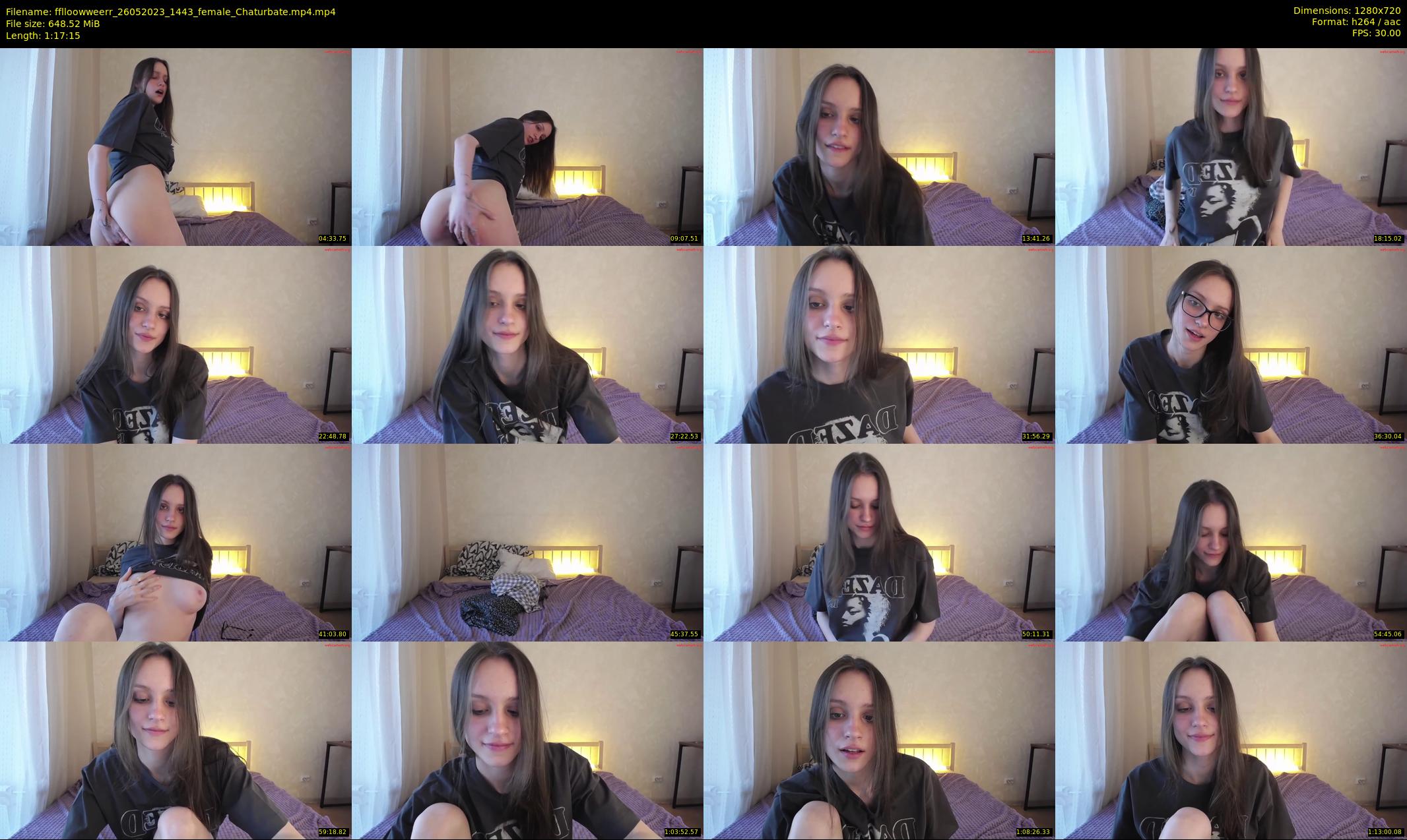 fflloowweerr — 78 minute Chaturbate couple cam show recording, 720p, May 26, 2023