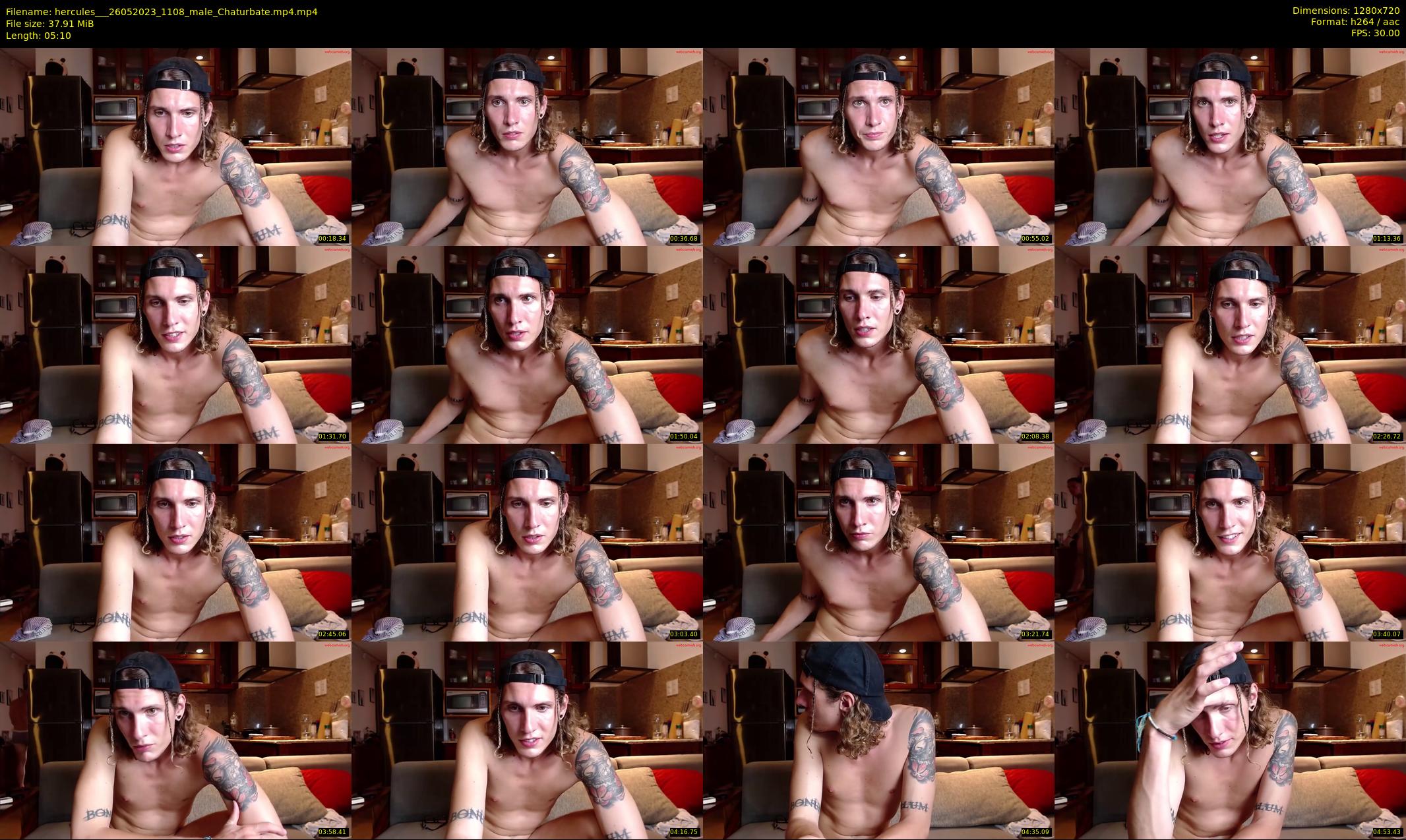 hercules__ — 6 minute Chaturbate male cam show recording, 720p, May 26, 2023