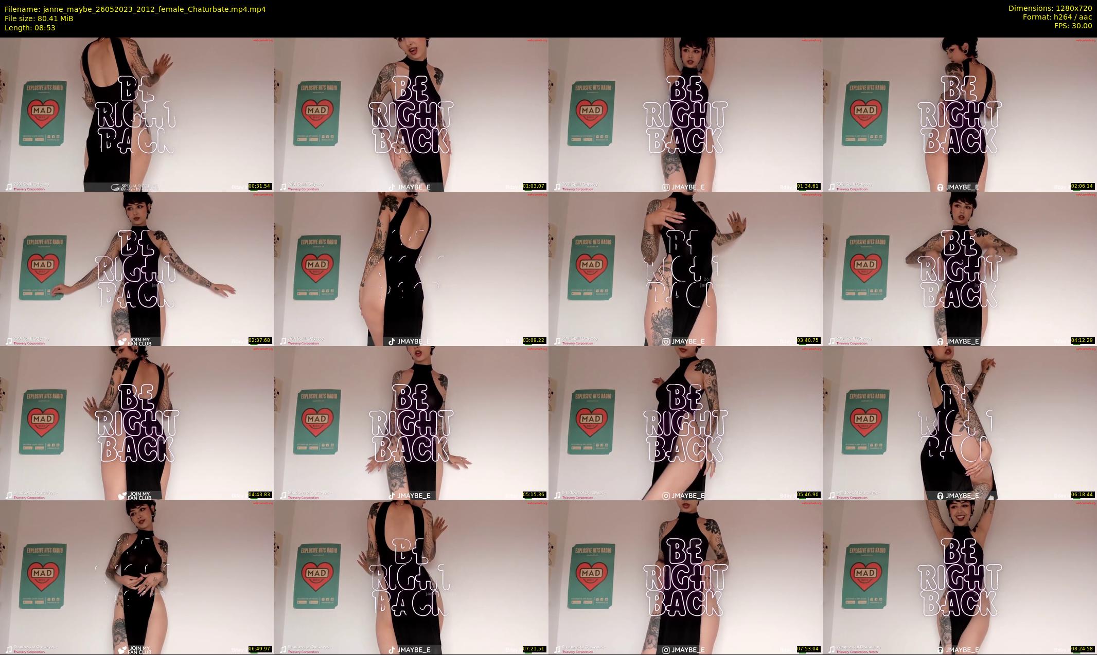 janne_maybe — 9 minute Chaturbate female cam show recording, 720p, May 26, 2023