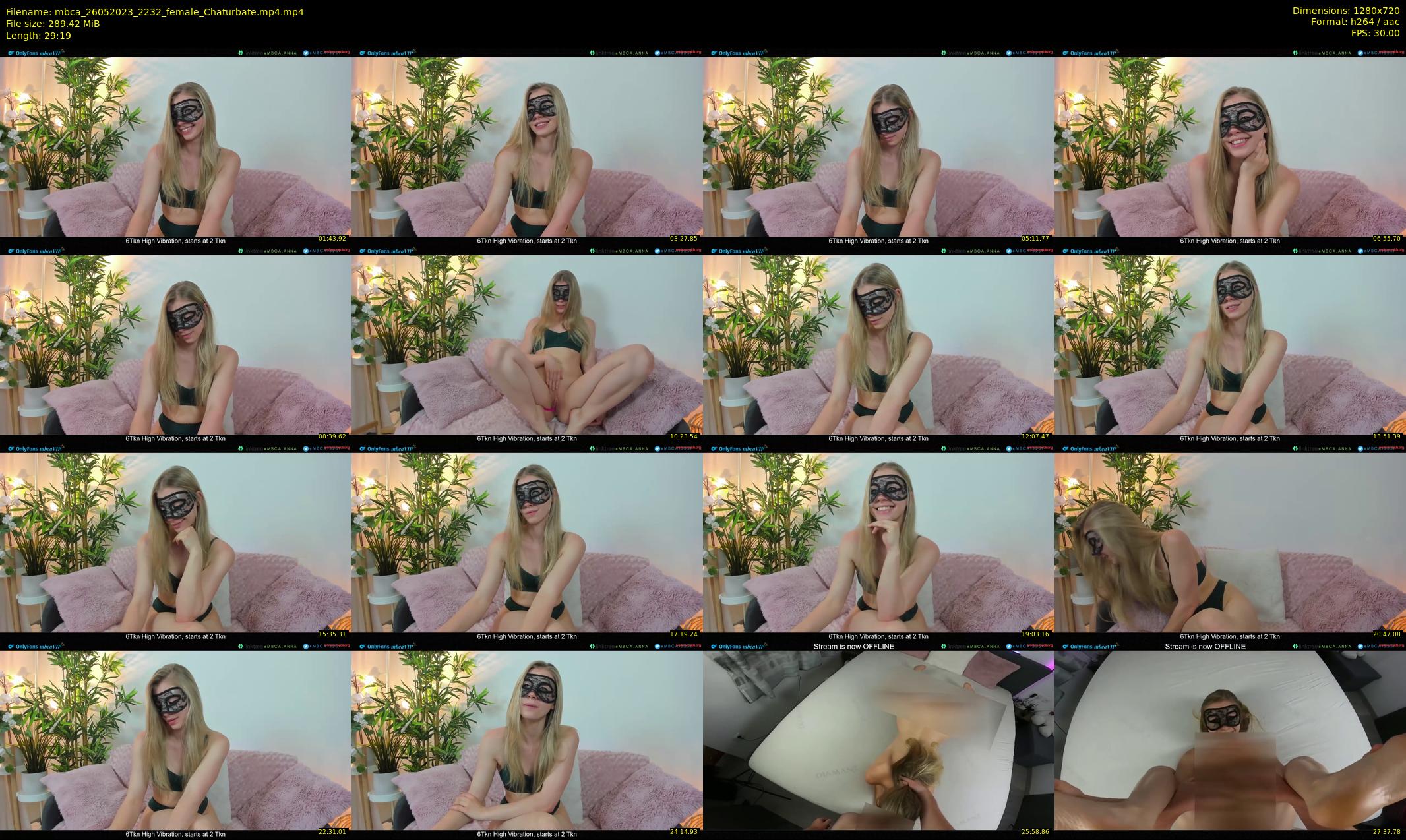 mbca — 30 minute Chaturbate couple cam show recording, 720p, May 26, 2023