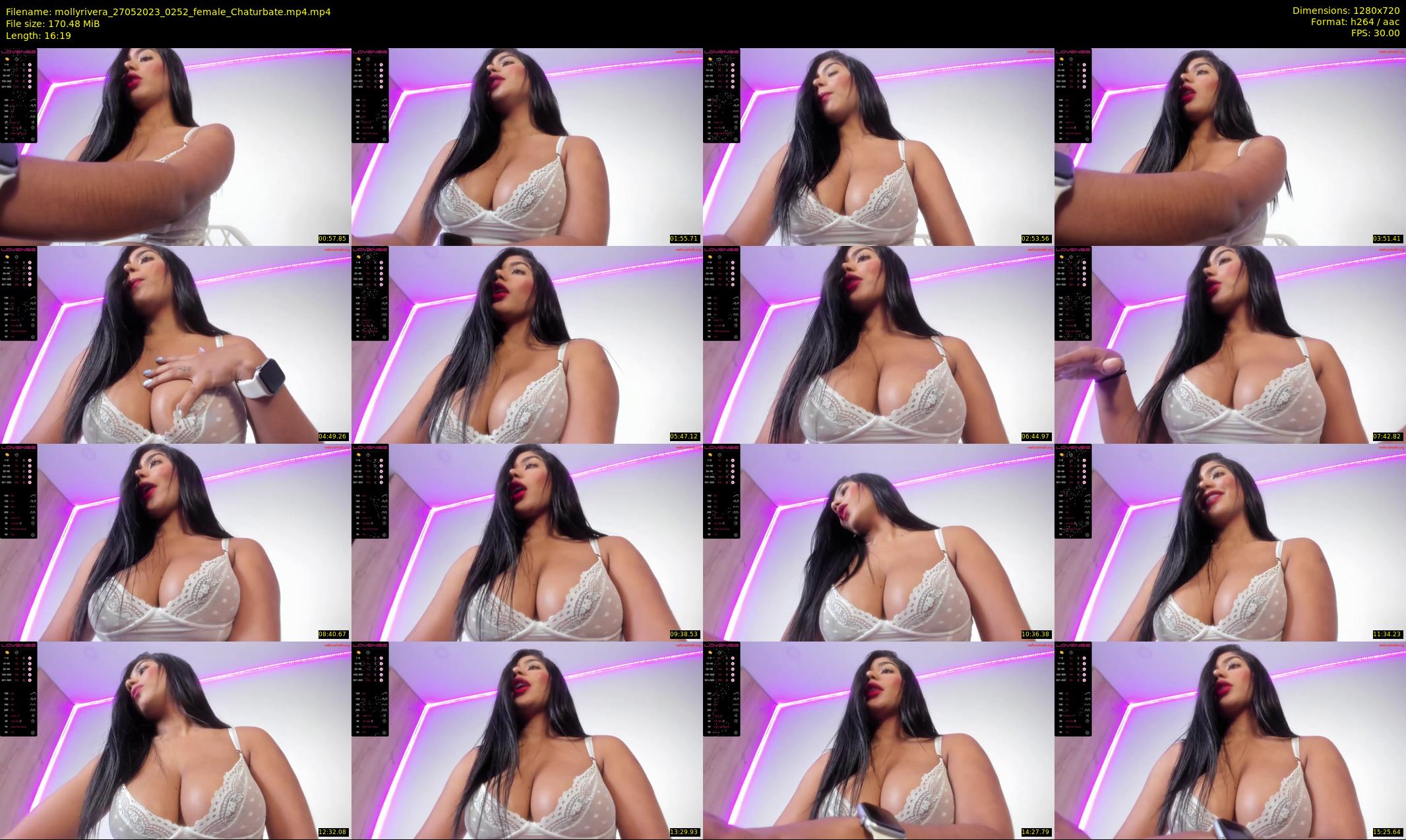 mollyrivera — 17 minute Chaturbate female cam show recording, 720p, May 27, 2023