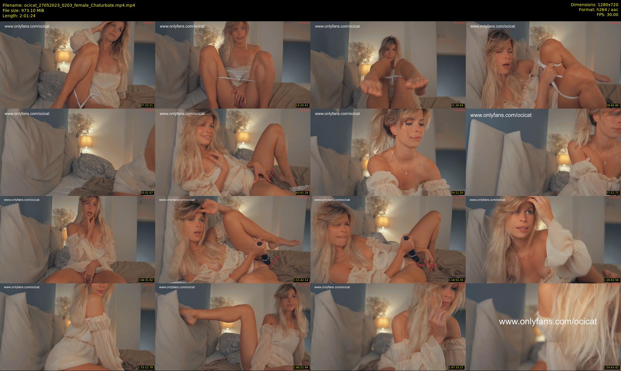 ocicat — 122 minute Chaturbate female cam show recording, 720p, May 27, 2023