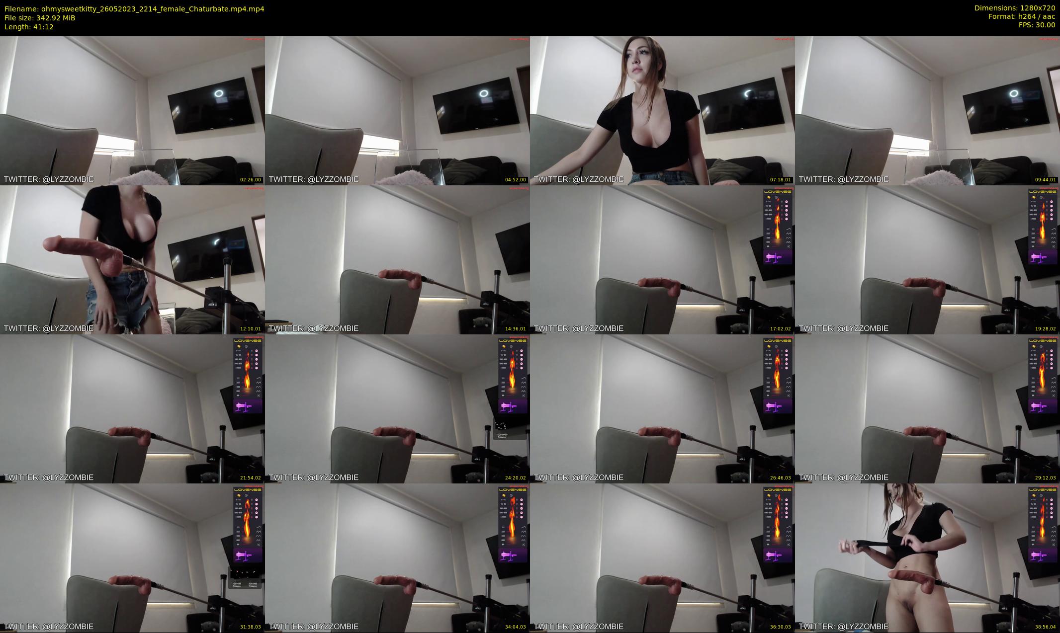 ohmysweetkitty — 42 minute Chaturbate female cam show recording, 720p, May 26, 2023
