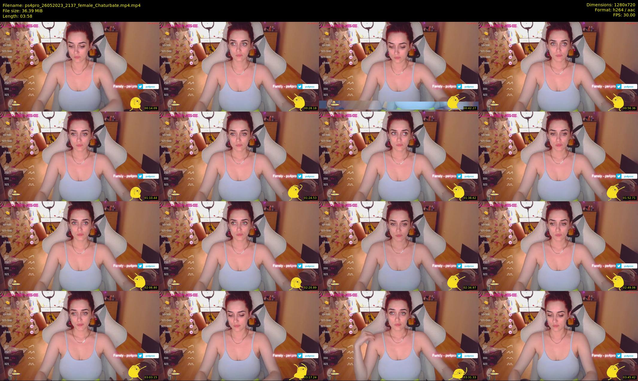 ps4pro — 4 minute Chaturbate female cam show recording, 720p, May 26, 2023