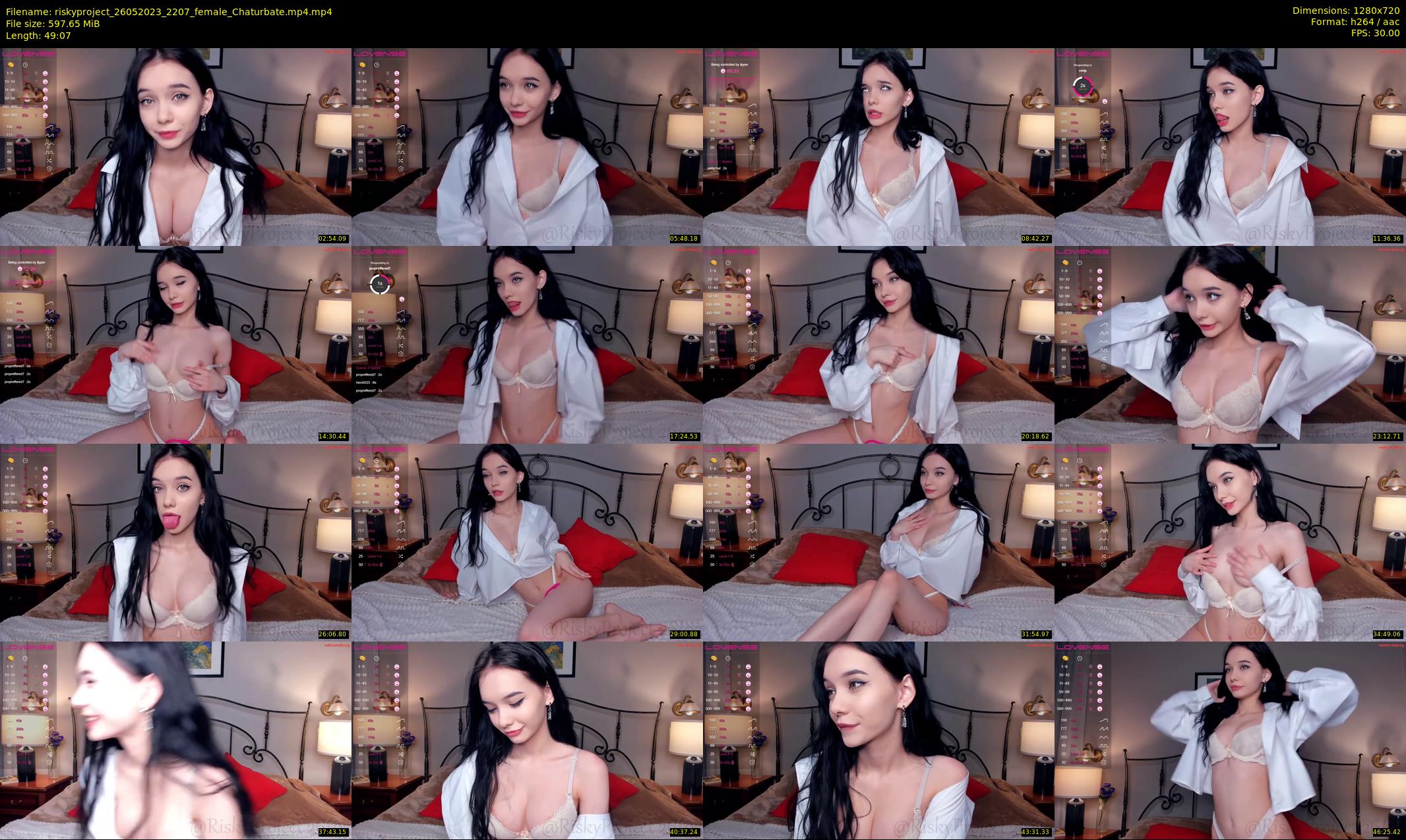 riskyproject — 50 minute Chaturbate couple cam show recording, 720p, May 26, 2023
