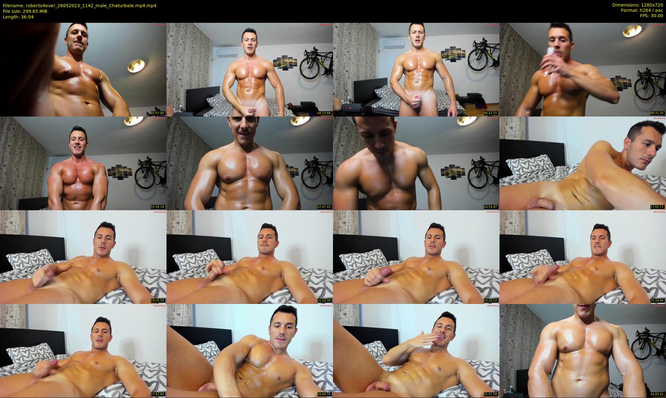 roberto4ever — 37 minute Chaturbate male cam show recording, 720p, May 26, 2023