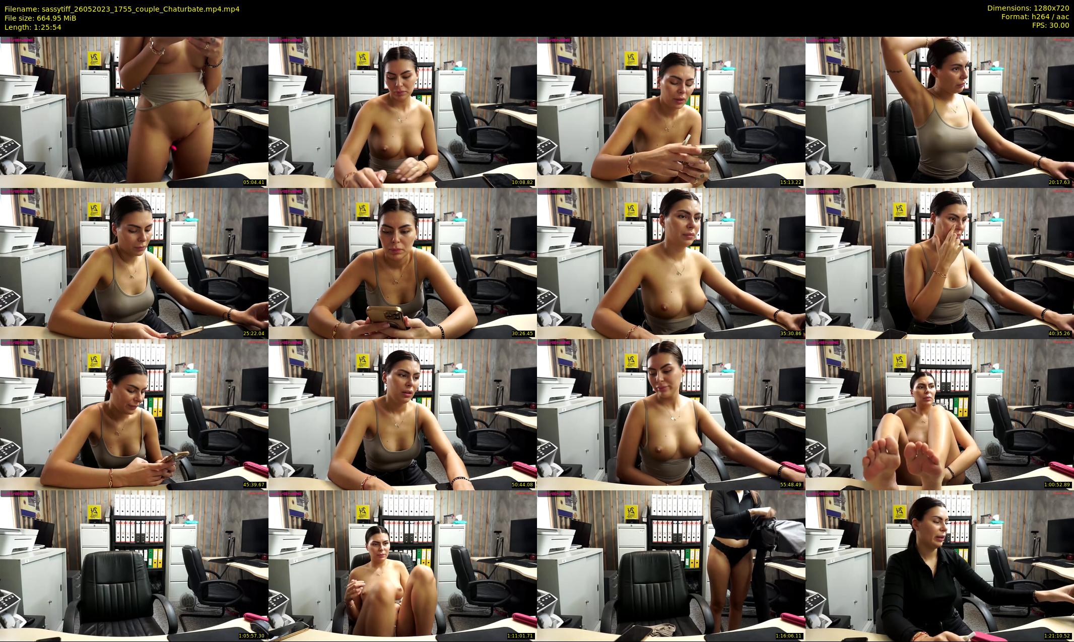 sassytiff — 86 minute Chaturbate couple cam show recording, 720p, May 26, 2023