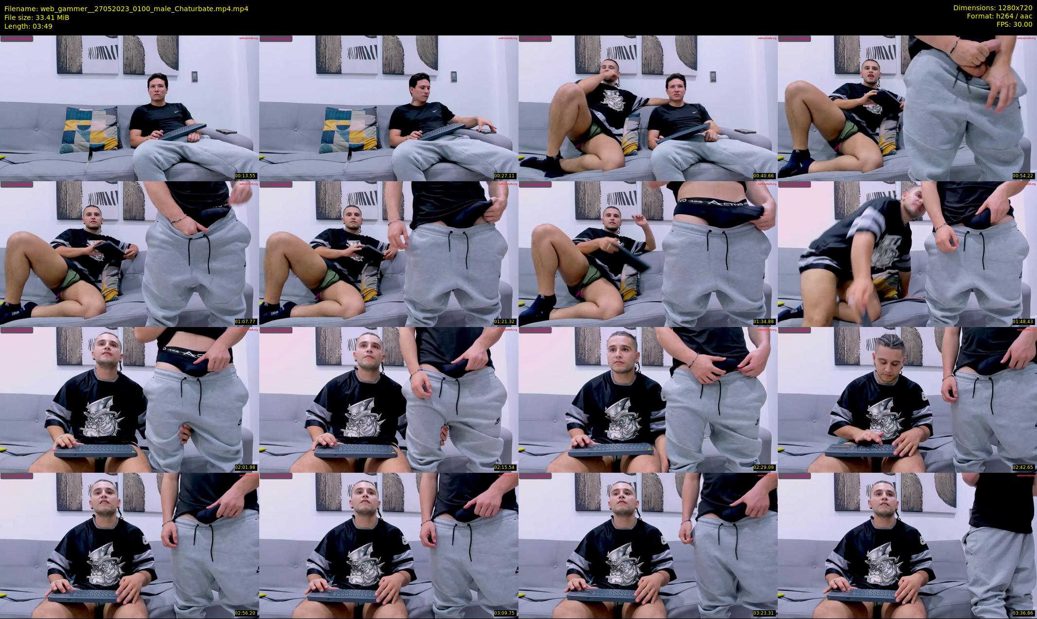 web_gammer_ — 4 minute Chaturbate male cam show recording, 720p, May 27, 2023