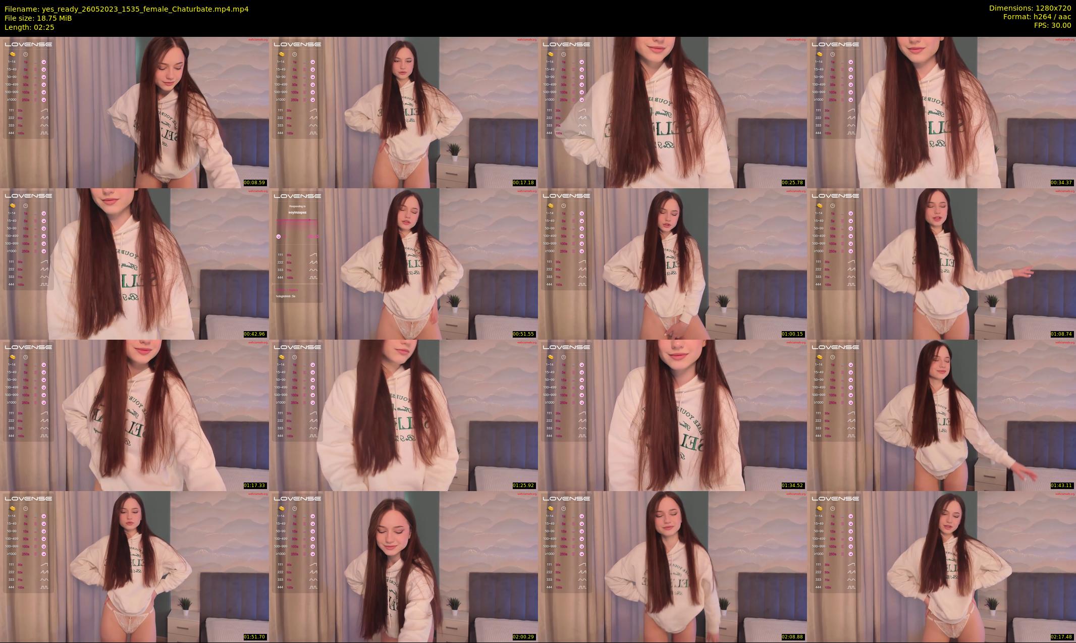yes_ready — 3 minute Chaturbate female cam show recording, 720p, May 26, 2023
