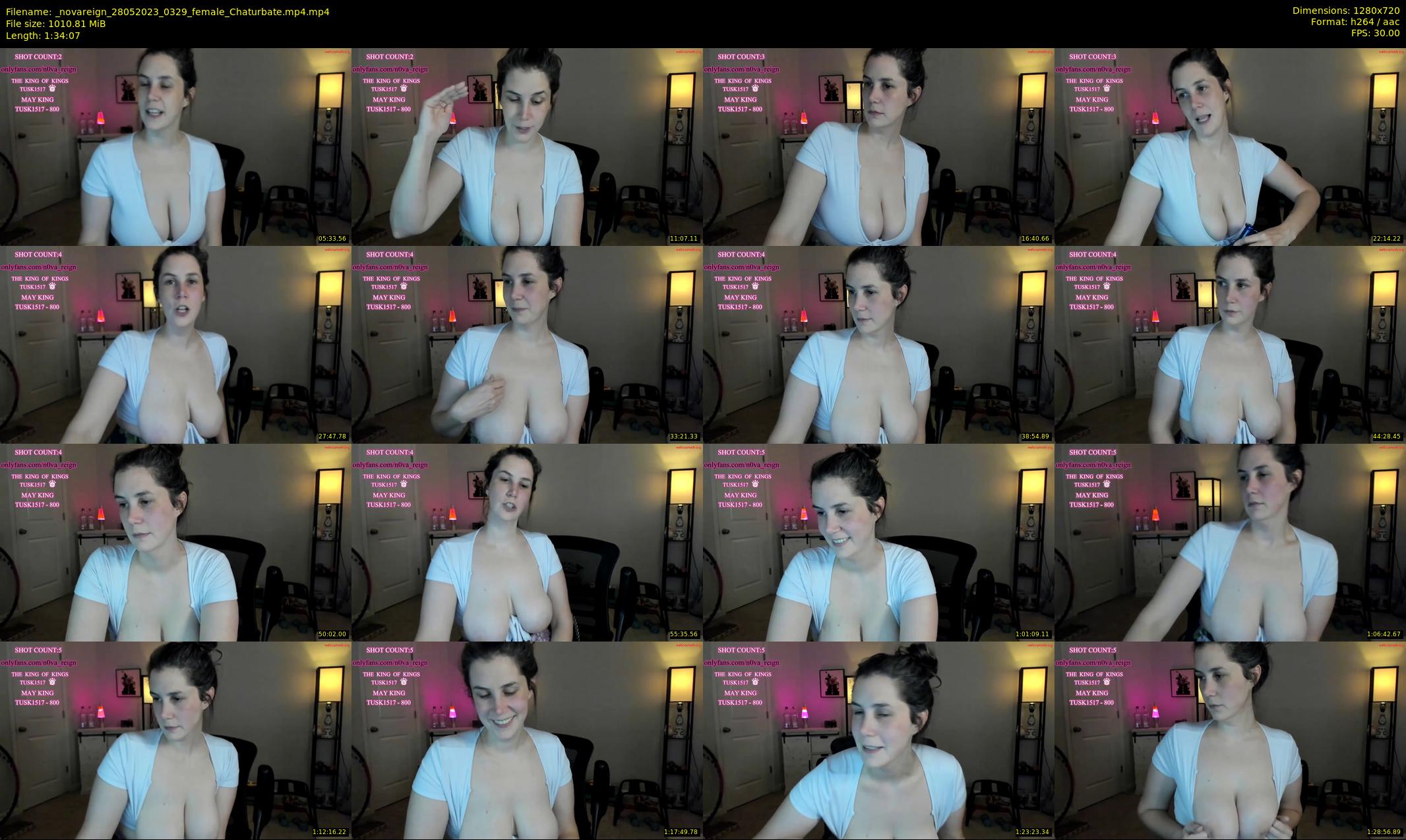 _novareign — 95 minute Chaturbate female cam show recording, 720p, May 28, 2023