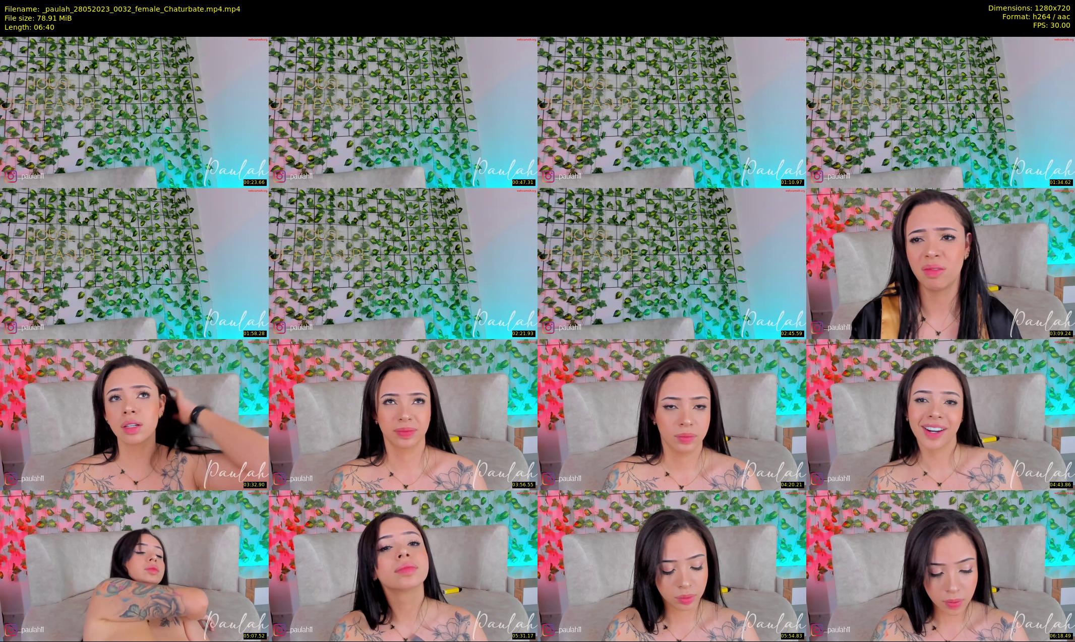 _paulah — 7 minute Chaturbate female cam show recording, 720p, May 28, 2023