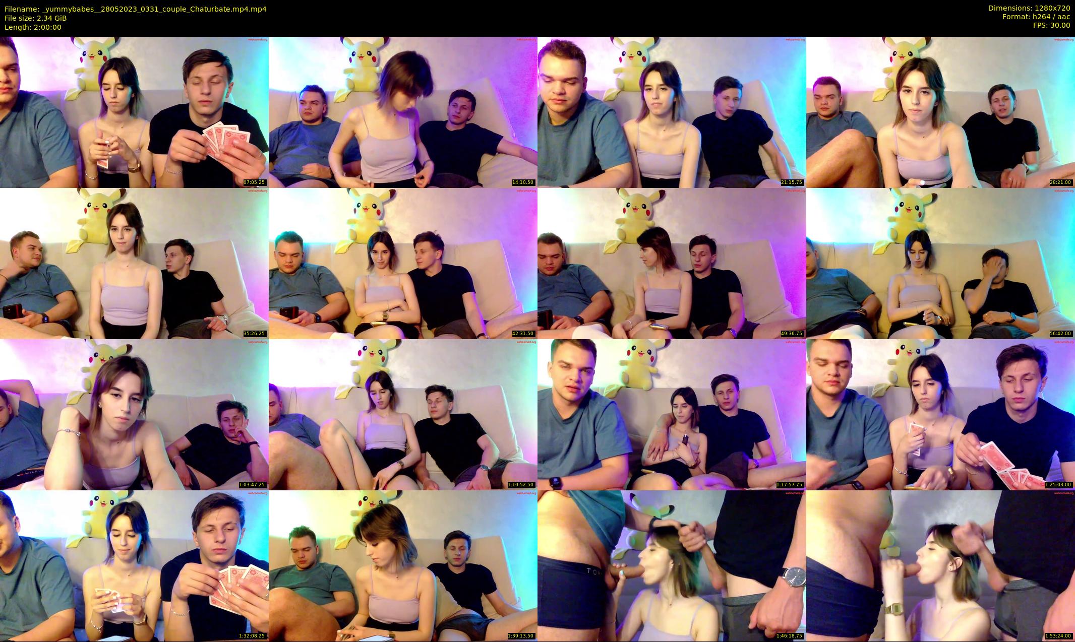 _yummybabes_ — 120 minute Chaturbate couple cam show recording, 720p, May 28, 2023
