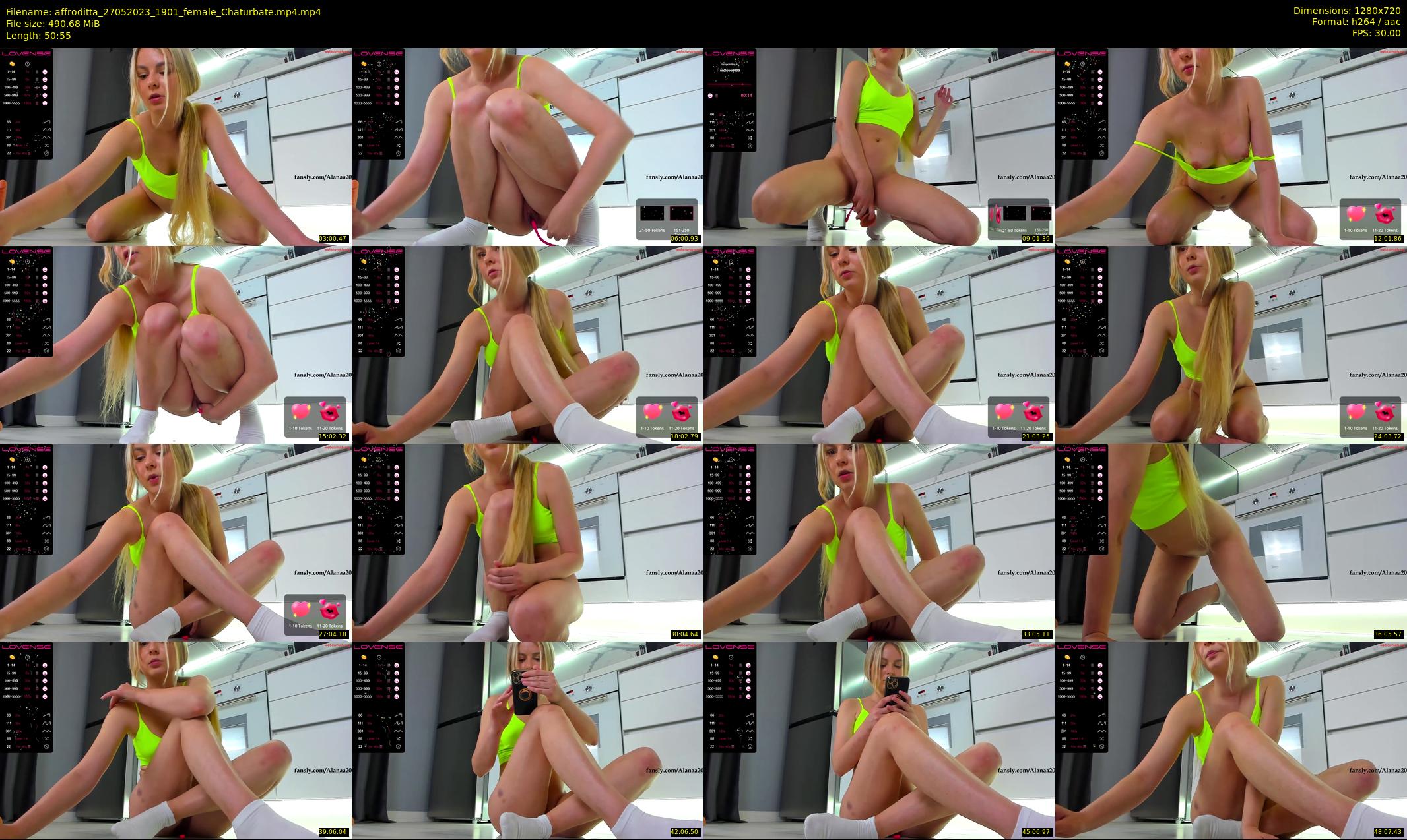 affroditta — 51 minute Chaturbate female cam show recording, 720p, May 27, 2023