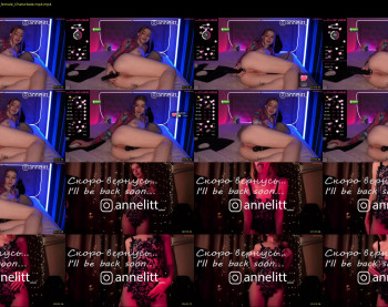 annelitt — 12 minute Chaturbate female cam show recording, 720p, May 28, 2023
