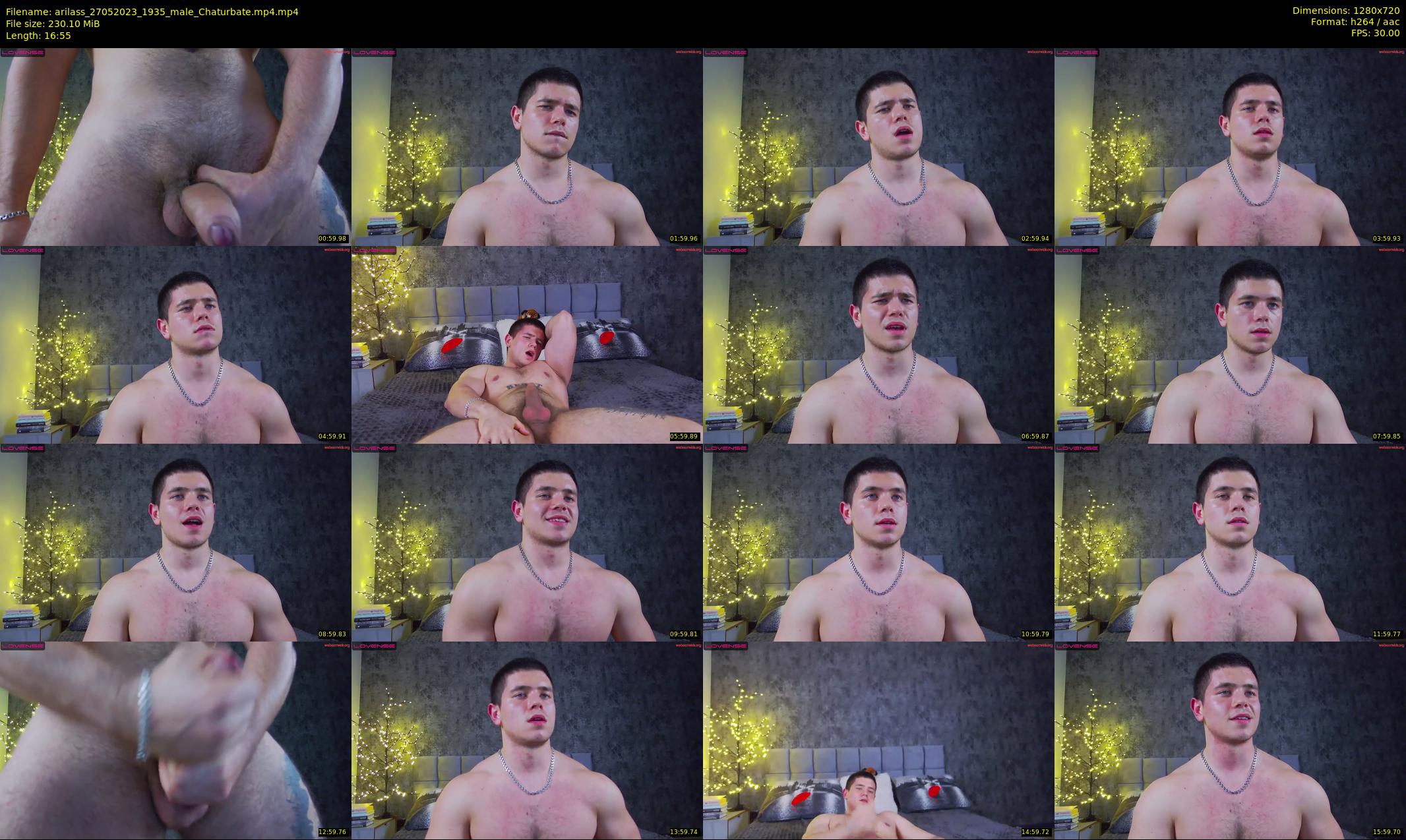 arilass — 17 minute Chaturbate male cam show recording, 720p, May 27, 2023