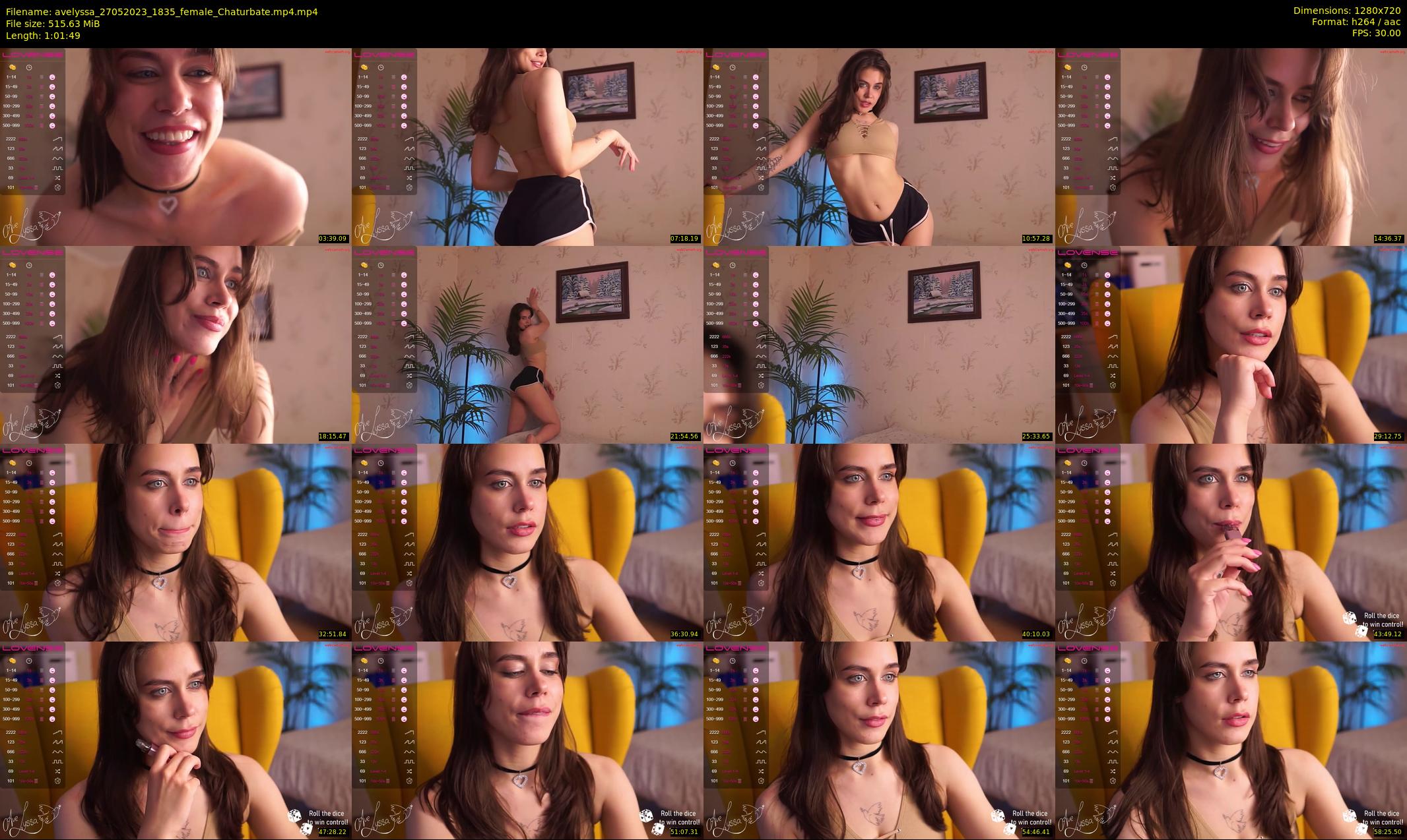 avelyssa — 62 minute Chaturbate female cam show recording, 720p, May 27, 2023