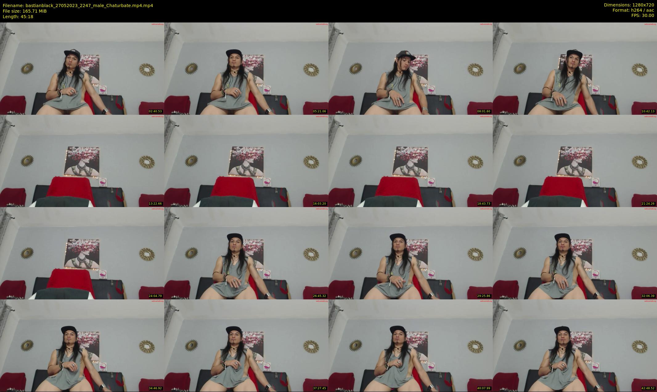 bastianblack — 46 minute Chaturbate male cam show recording, 720p, May 27, 2023