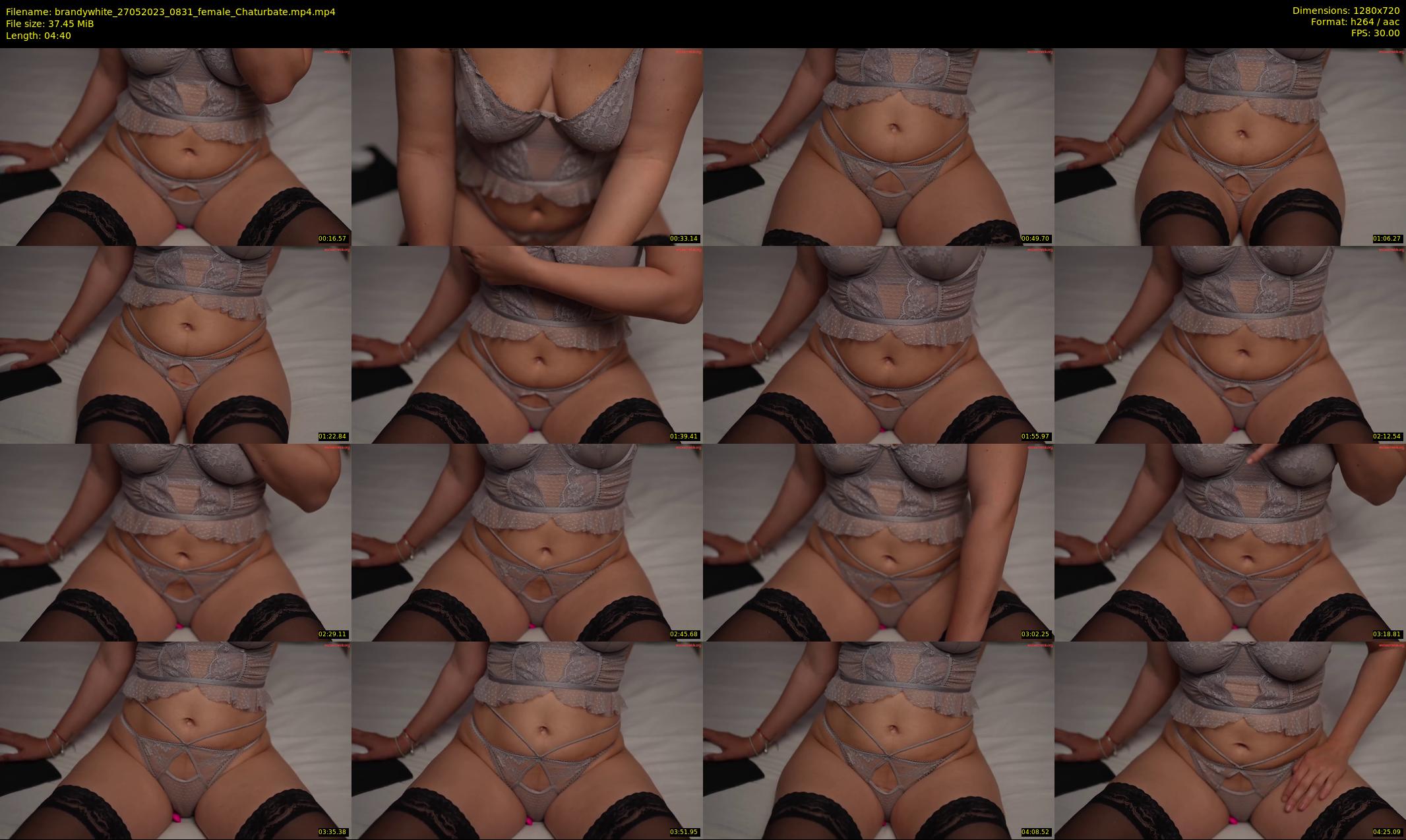 brandywhite — 5 minute Chaturbate female cam show recording, 720p, May 27, 2023